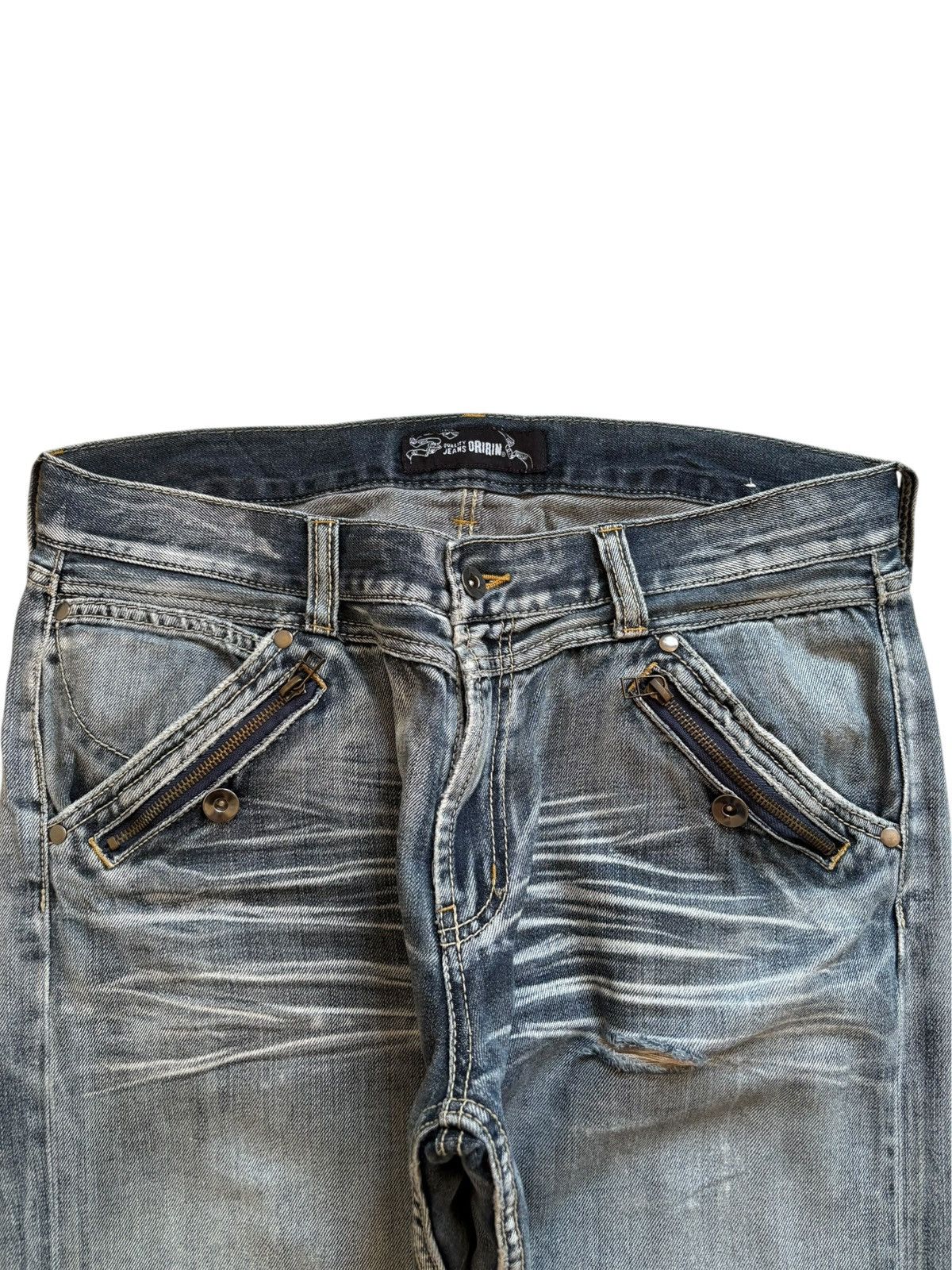 Japanese Brand Vintage Japanese Brand Tactical Distressed Loose Jeans Size US 34 / EU 50 - 4 Thumbnail