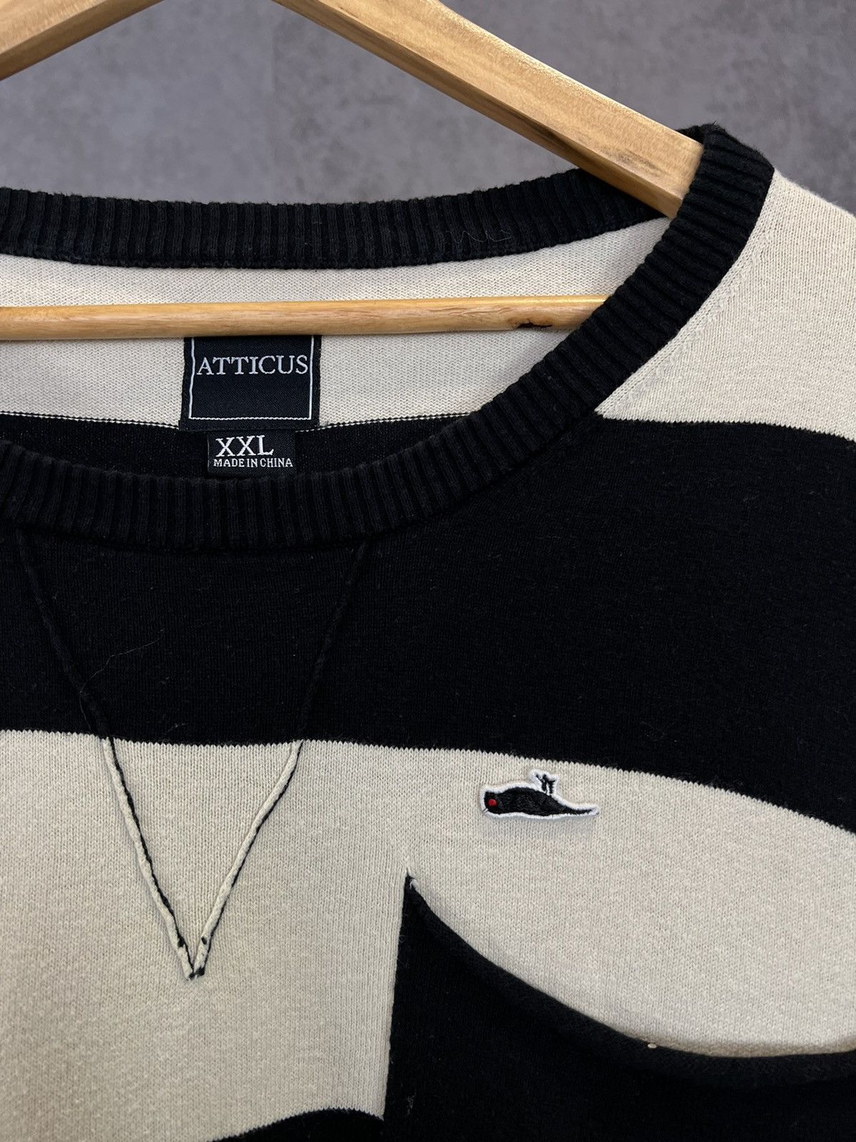 Atticus Atticus designer pocket striped sweatshirt Size US XXL / EU 58 / 5 - 3 Thumbnail
