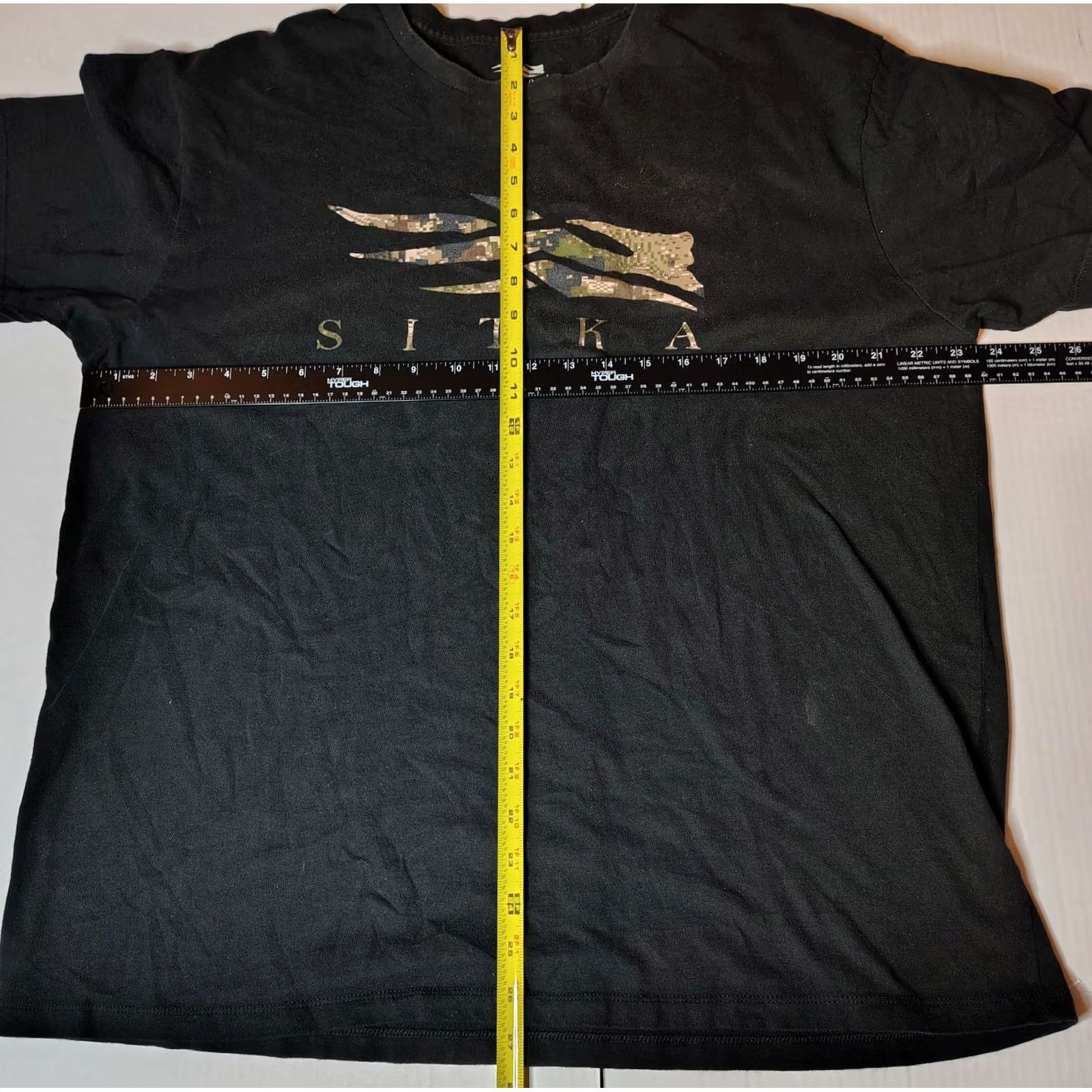 SITKA Sitka Optifade Icon T-shirt Mens XL Black Hunting Logo Size US XL / EU 56 / 4 - 2 Thumbnail