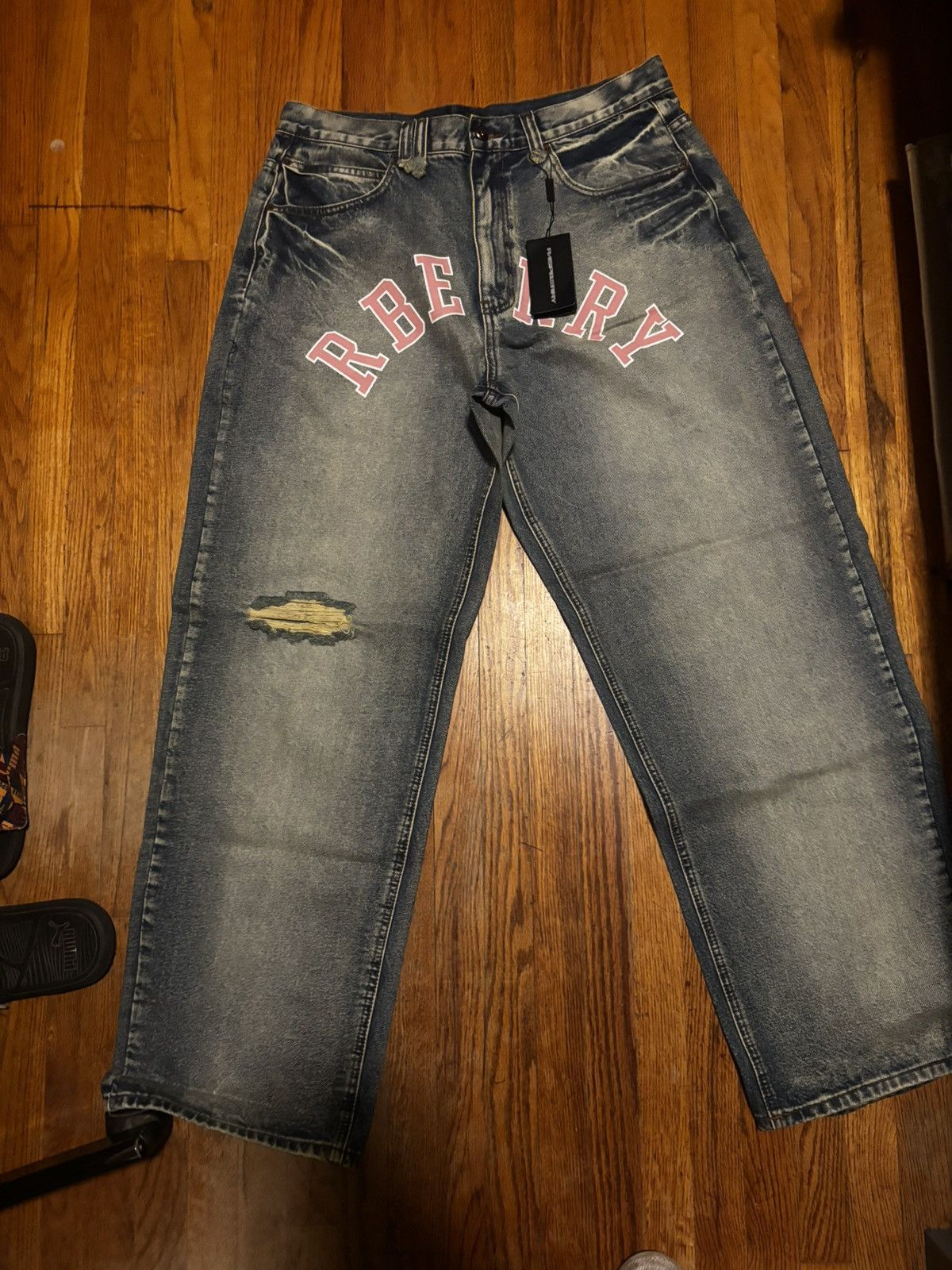 The GV Gallery Gv Gallery ‘ RBERRY Denim ’ Size US 36 / EU 52 - 1 Thumbnail