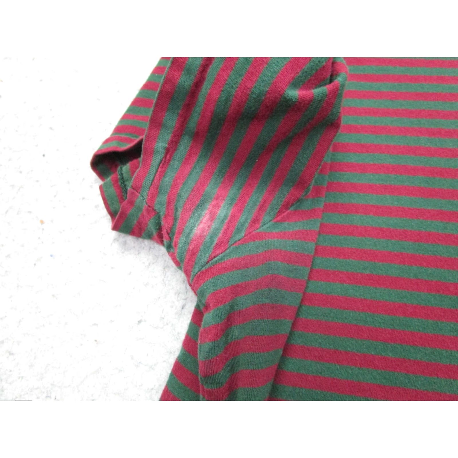 Polo Ralph Lauren POLO Ralph Lauren Shirt Mens XL Green Red Striped Classic Fit Krueger Vibes 90s Mens Size US XL / EU 56 / 4 - 4 Thumbnail
