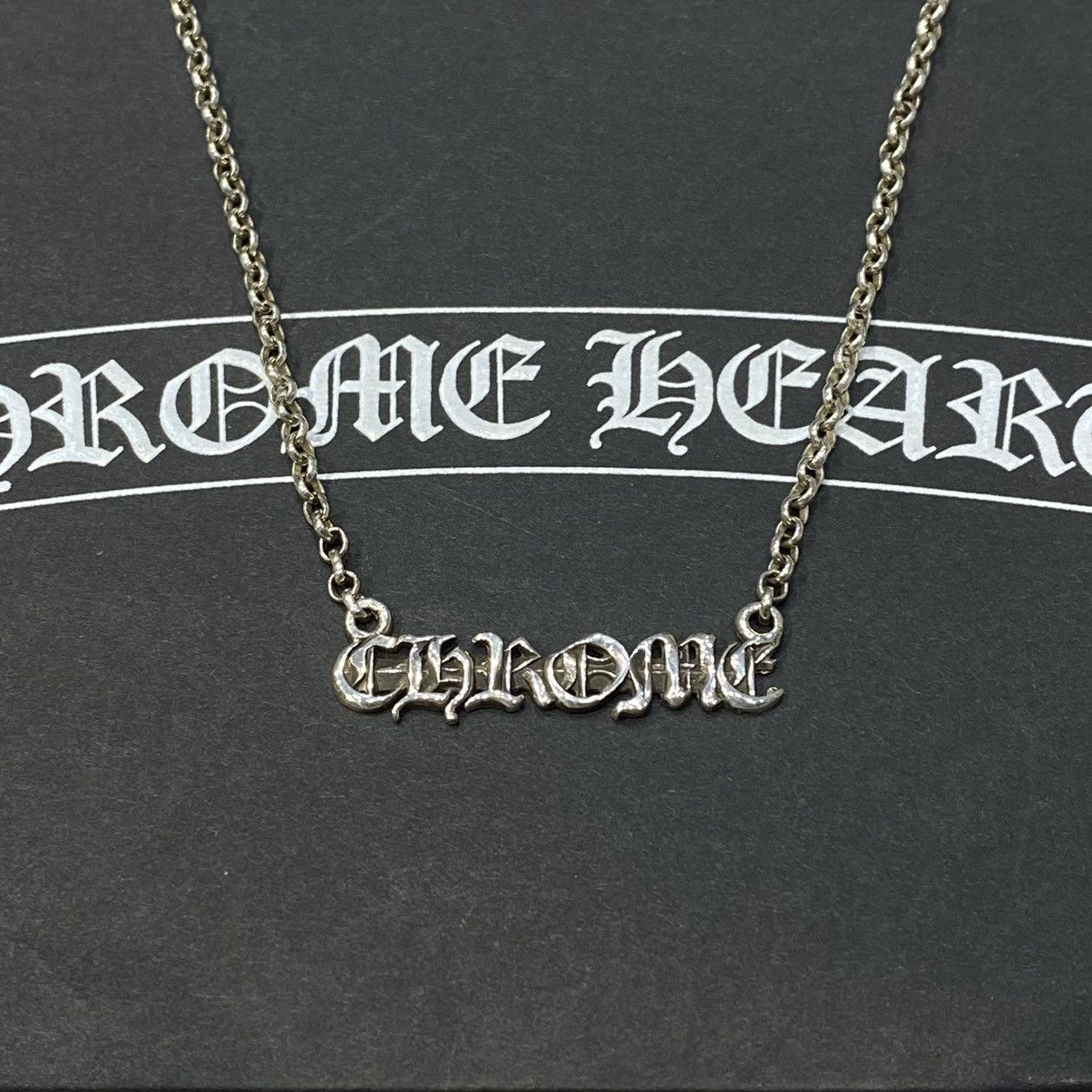 CHROME HEARTS Necklace CHROME STD Roll Chain silver