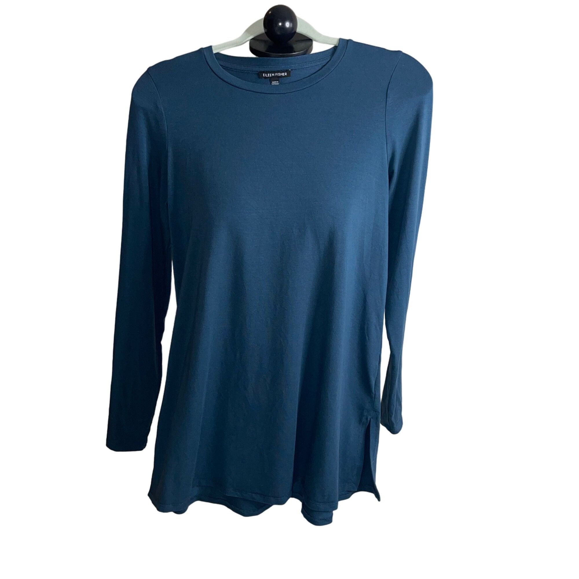 Other Eileen Fisher Womens Top Size XS Green Tunic Size XS / US 0-2 / IT 36-38 - 7 Thumbnail