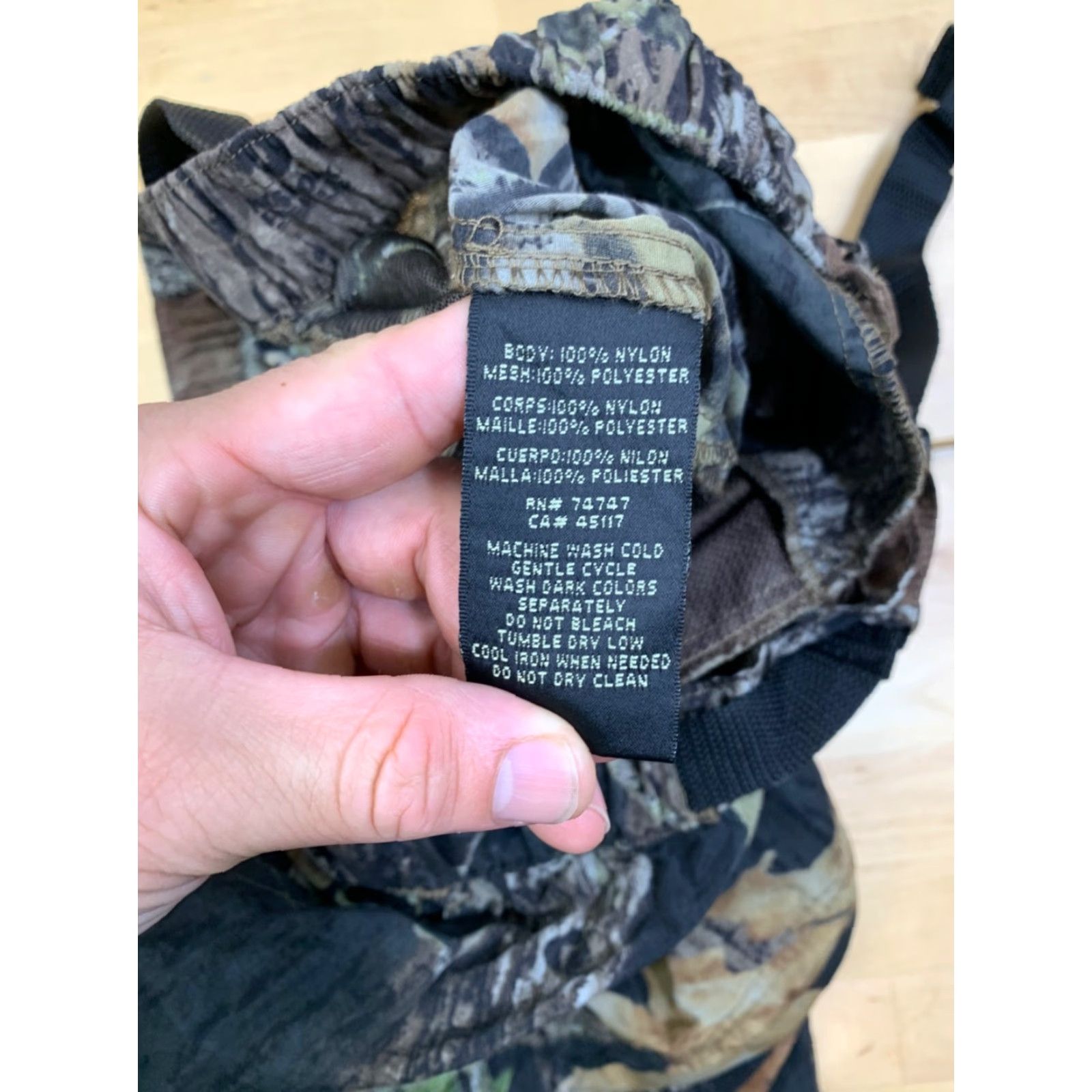 Vintage Red Head Pants Mens L Outdoor Belted Convertible Camo 12633 Size US 33 - 4 Thumbnail