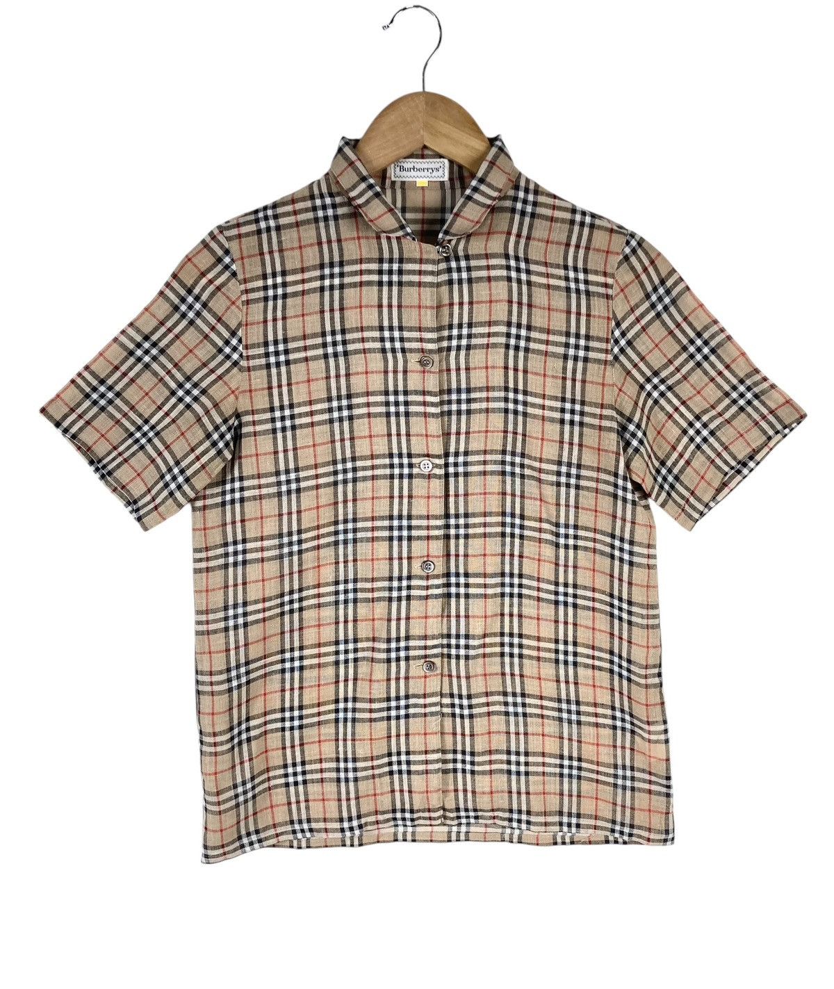 Burberry Vintage Burberrys London England Nova Check Formal Shirt Size M / US 6-8 / IT 42-44 - 2 Thumbnail