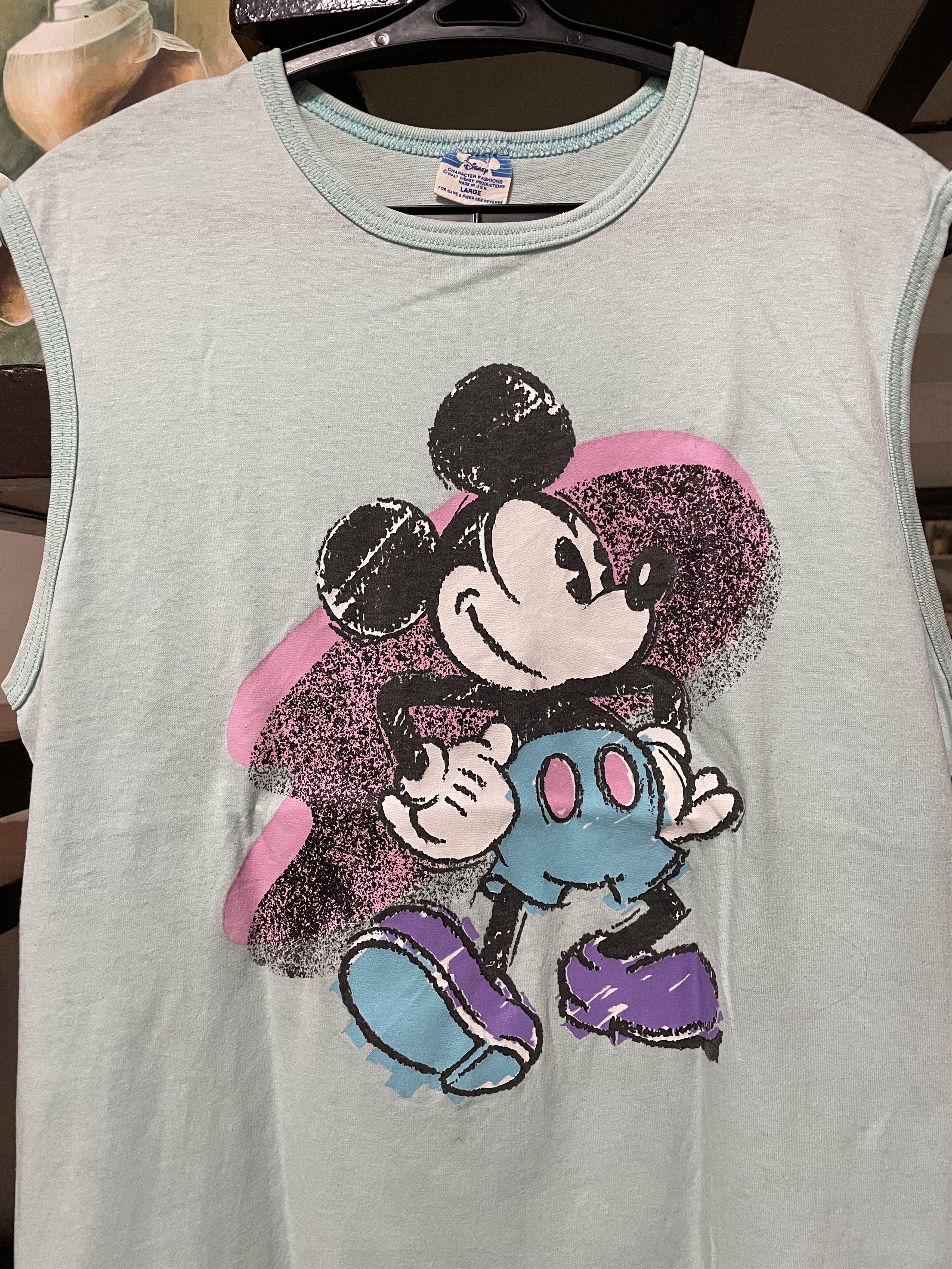 Vintage 80s Disneyland Space Mountain W/ Free 80s Mickey Size US L / EU 52-54 / 3 - 10 Thumbnail