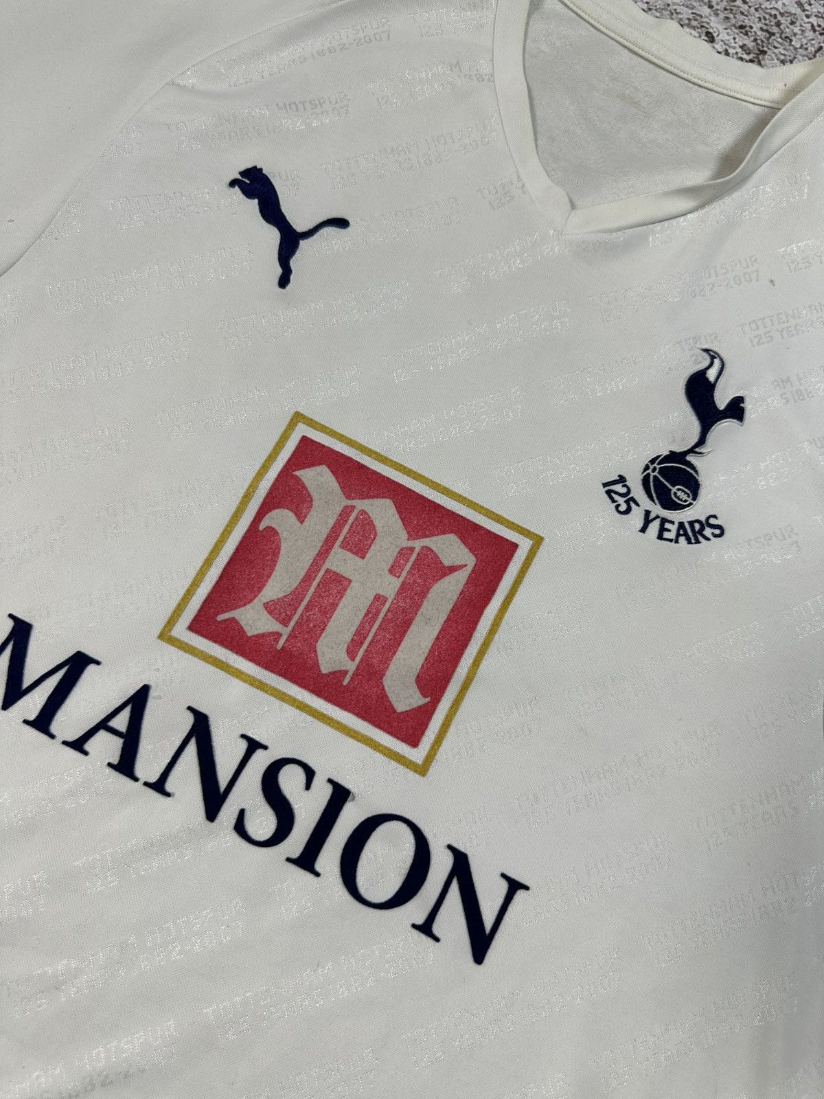 Puma Tottenham Hotspur 2008 / 2009 Home Shirt Puma Spurs Mansion Size US XL / EU 56 / 4 - 4 Thumbnail