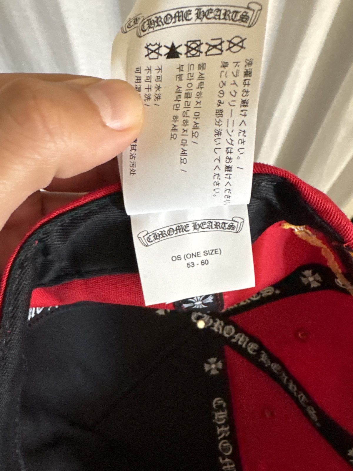 Chrome Hearts Chrome Hearts CH Gold Button Hat Red Yellow Size ONE SIZE - 6 Thumbnail