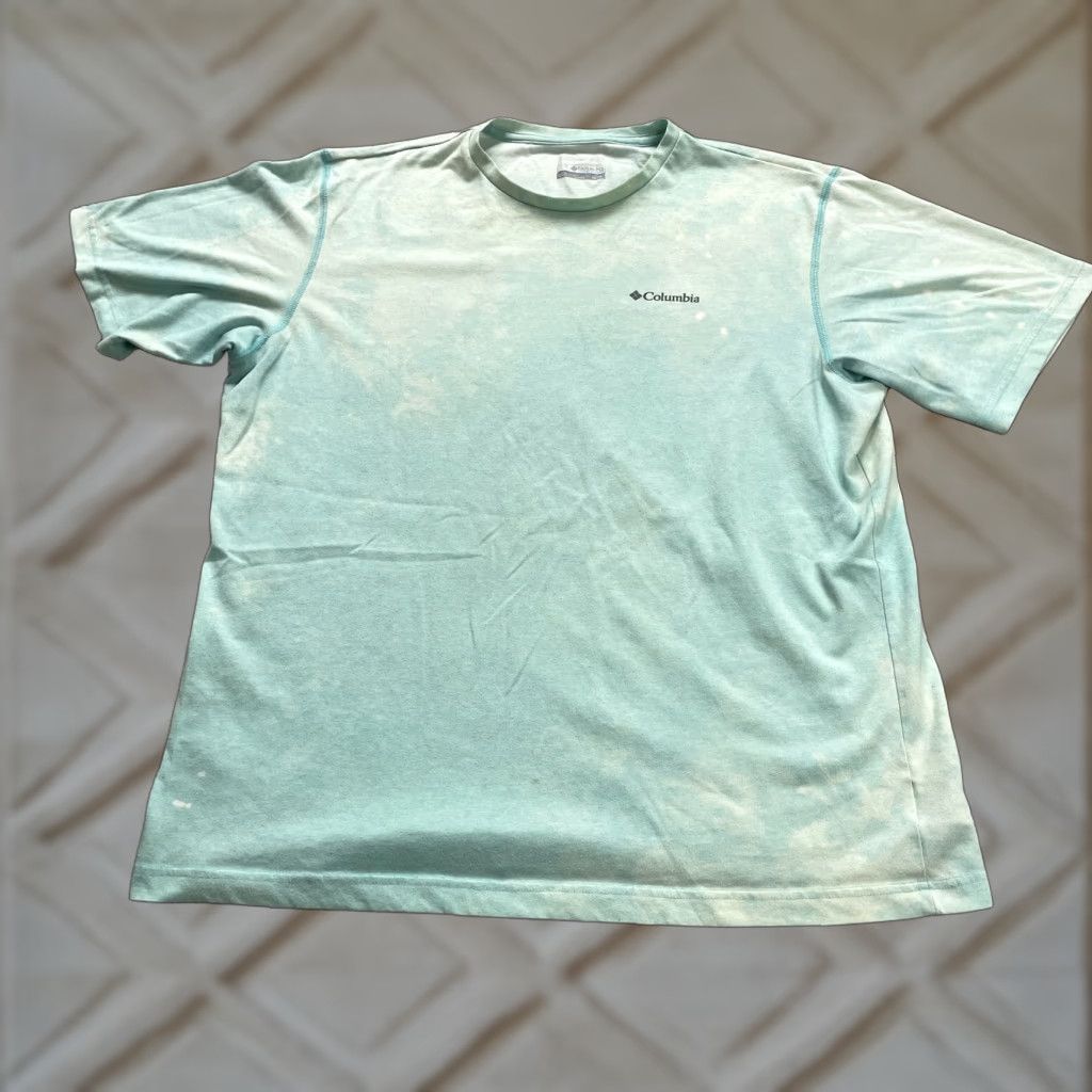 Vintage Columbia T-Shirt Mens XL Green Tie Dye Omni Wick Crew Neck Short Sleeve Casual Vintage: No Size US S / EU 44-46 / 1 - 1 Thumbnail