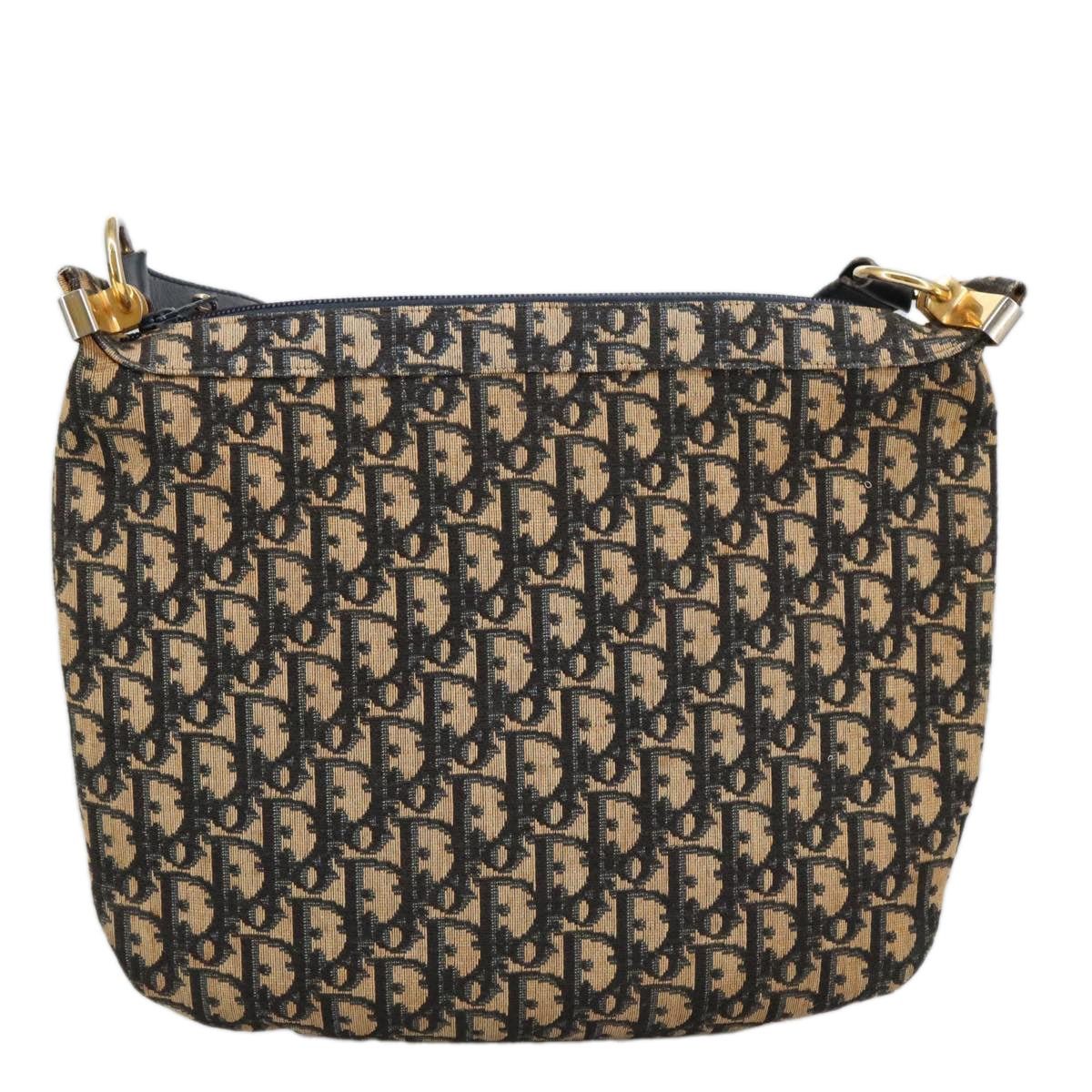 Dior DIOR Trotter Canvas Shoulder Bag Navy Gold Size ONE SIZE - 2 Thumbnail