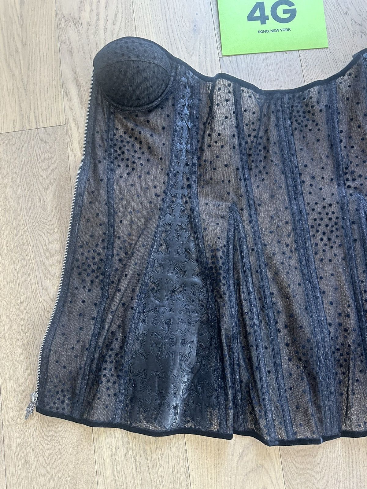 Chrome Hearts Chrome Hearts 1/1 FLOODED CROSS PATCH DRESS CORSET Size S / US 4 / IT 40 - 16 Thumbnail