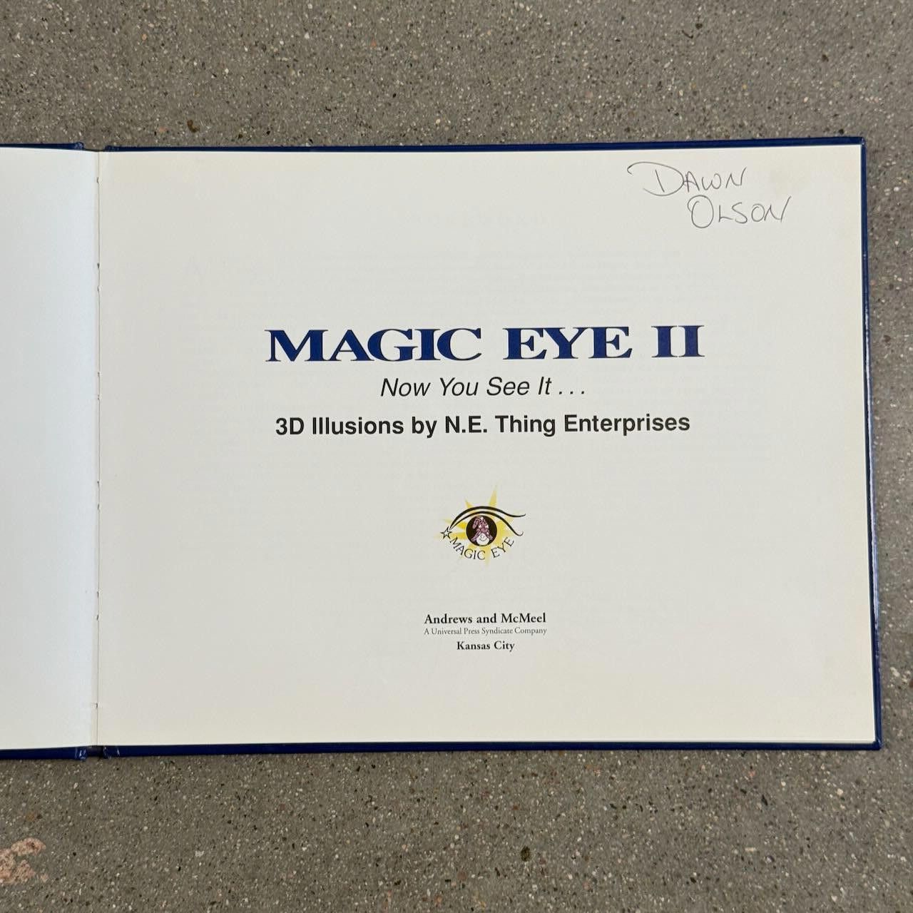 Other RARE VTG 1994 Magic Eye II 3D Illusions Book 1st Printing Size ONE SIZE - 3 Thumbnail