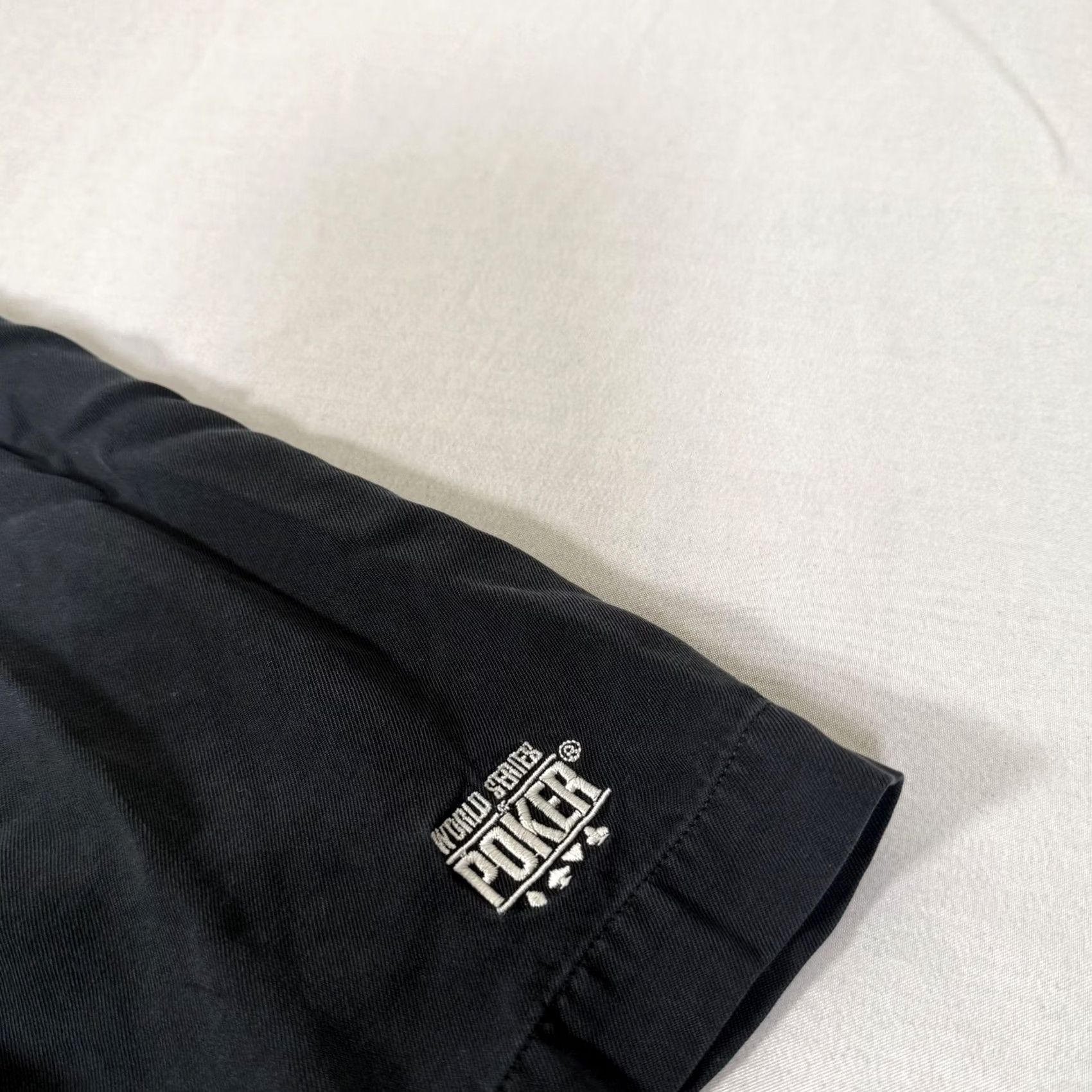 Nat Nast VINTAGE Nat Nast World Series of Poker Silk Button-Up Shirt Mens 2XL Black Embroidered Casino Poker Silk Button-Up Shirt Size US XXL / EU 58 / 5 - 6 Thumbnail