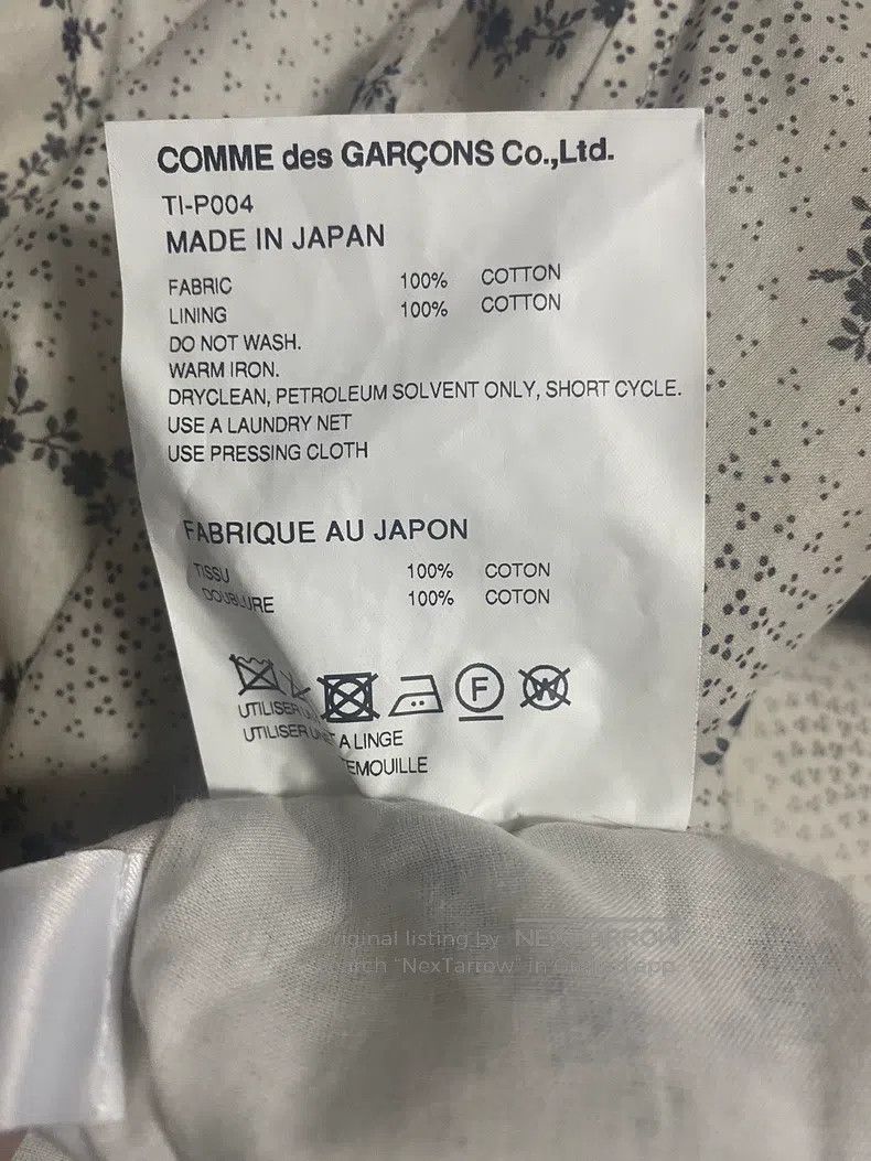Comme des Garcons Comme Des Garcons size S Pinched waist casual pants, pure Size 23" - 7 Thumbnail