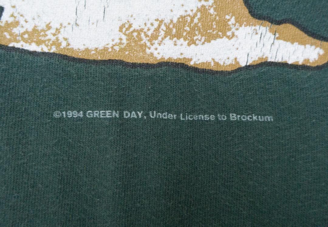 Vintage 90's Green Day 「DOOKIE」 Tシャツ ロック ビンテージ Size US XXS / EU 40 - 4 Thumbnail