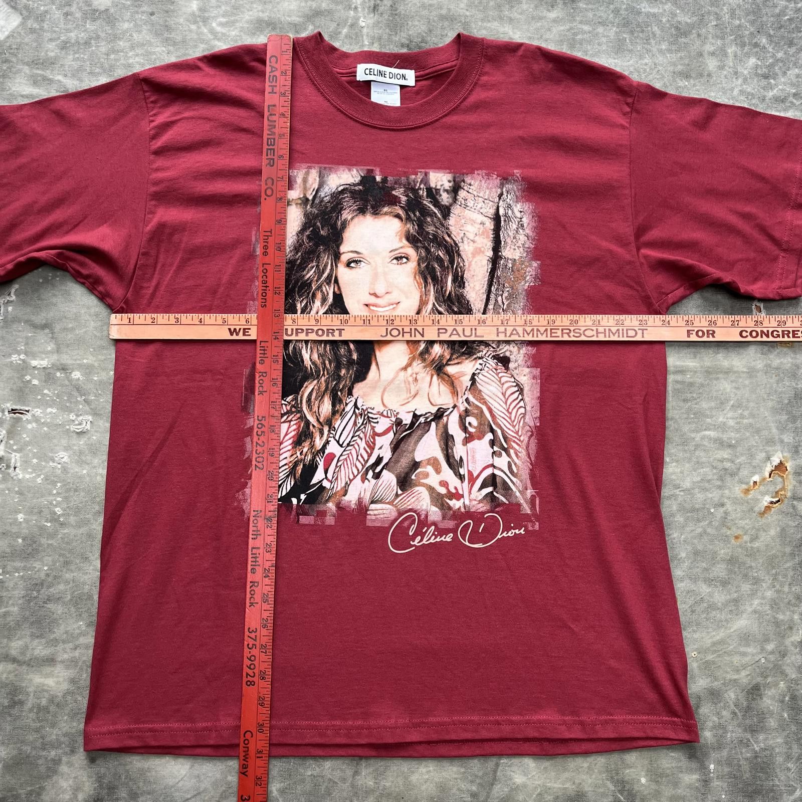 Band Tees × Vintage Vintage Y2K Deadstock Celine Dion Band Pop Music Shirt Size US XL / EU 56 / 4 - 3 Thumbnail