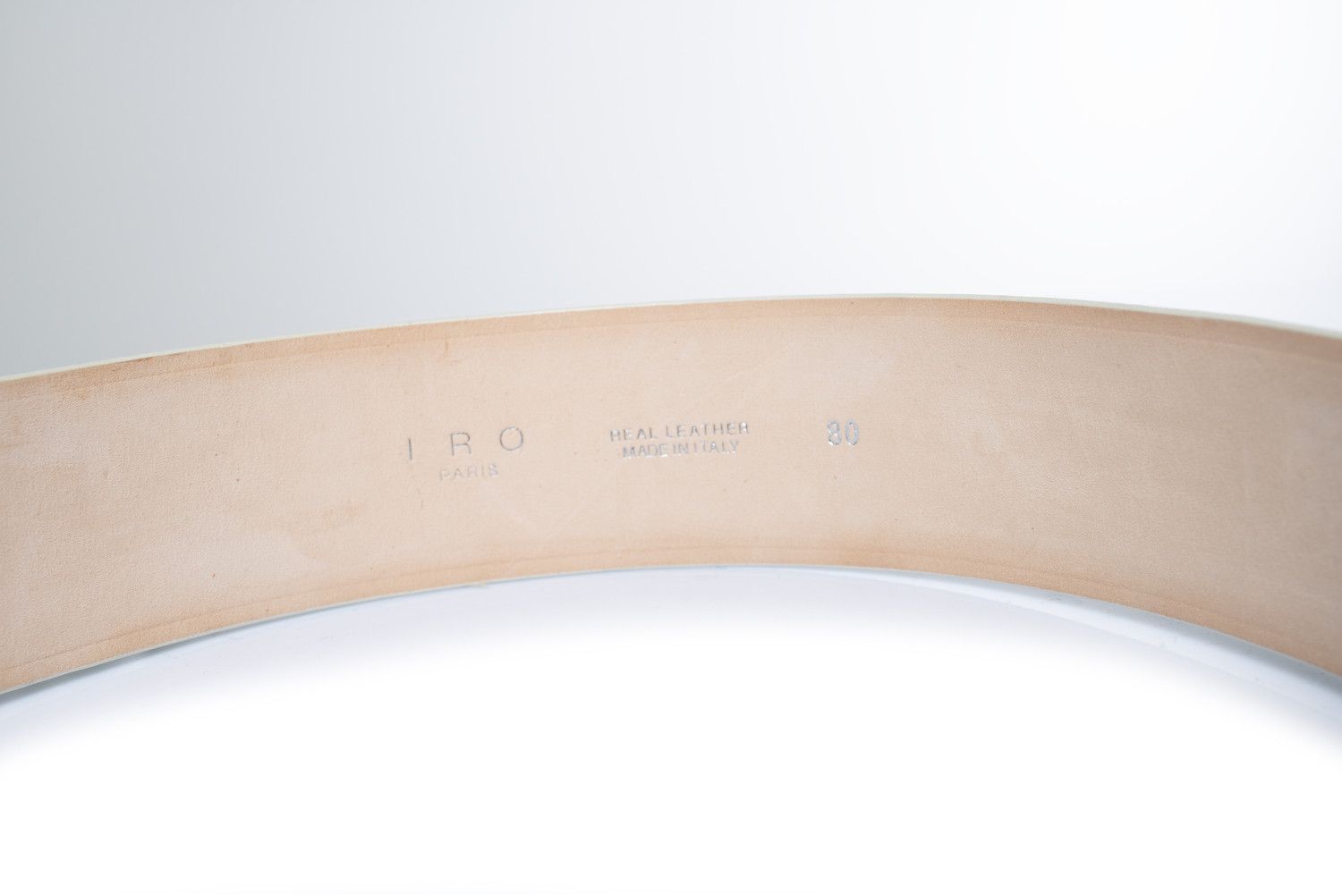 Iro IRO, white suede belt Size ONE SIZE - 5 Thumbnail