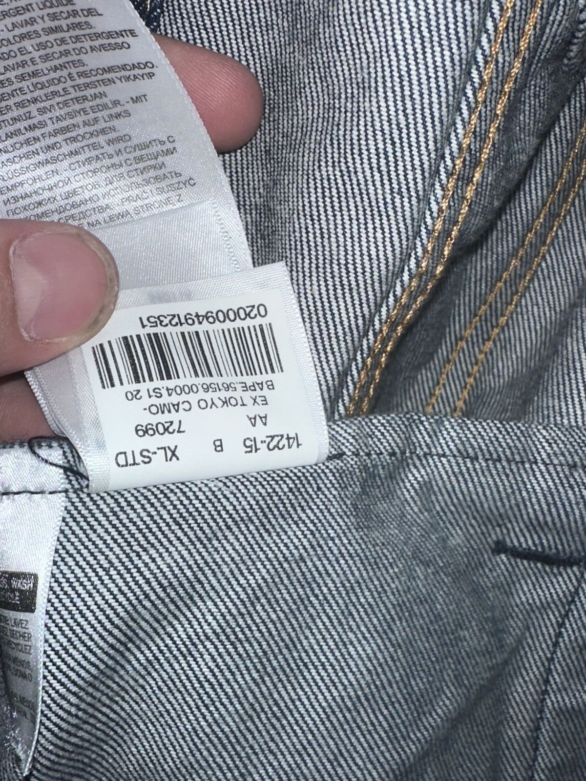 Bape × Levi's BAPE X LEVI’S SPLIT TRUCKER JACKET SIZE XL Size US XL / EU 56 / 4 - 5 Thumbnail