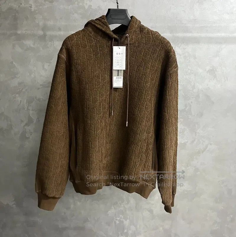 Dior Brown Cotton Men's Hoodie .