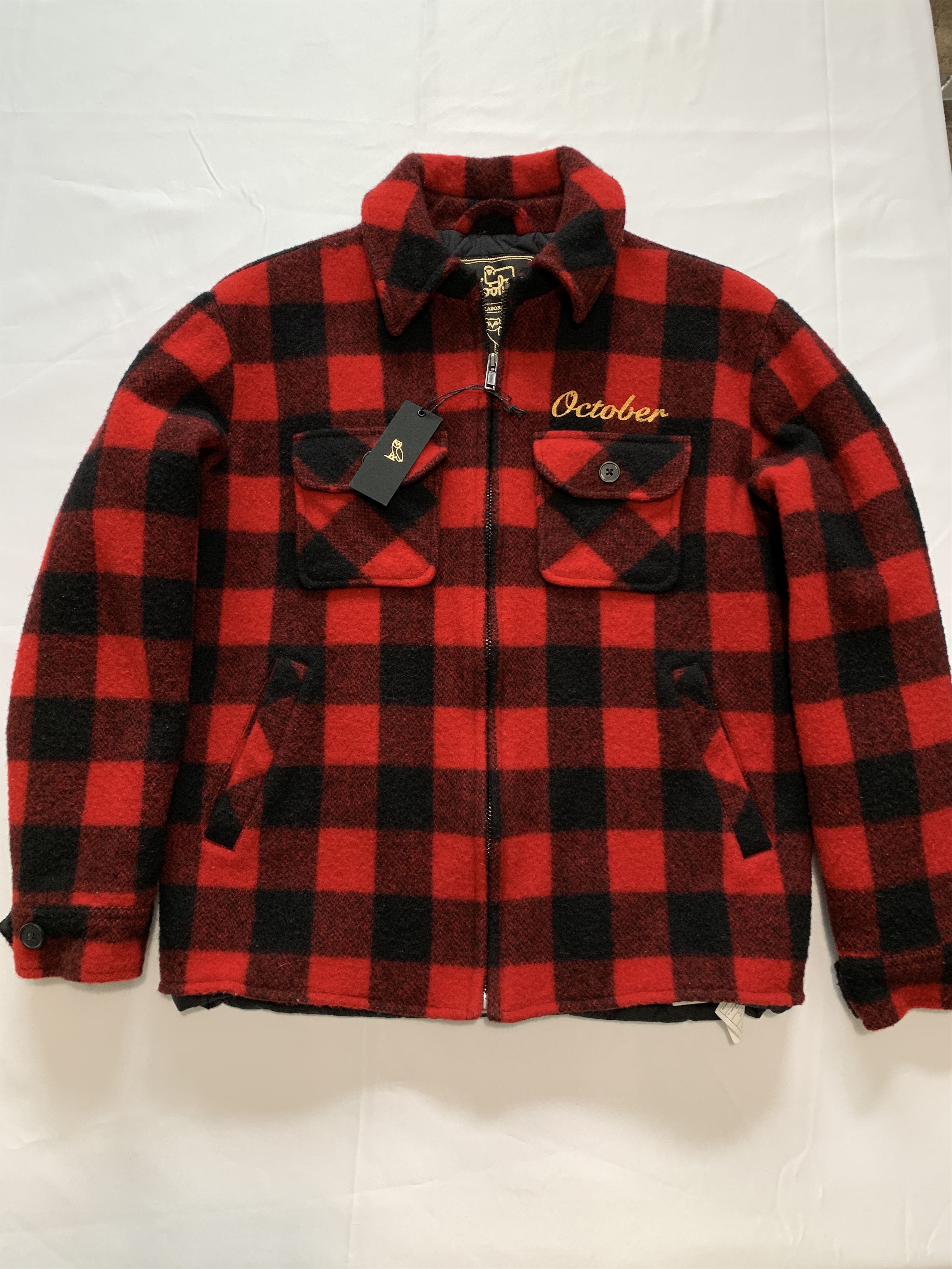 Drake *RARE* OVO x Woolrich Heavy Coat Red Size US S / EU 44-46 / 1 - 2 Thumbnail