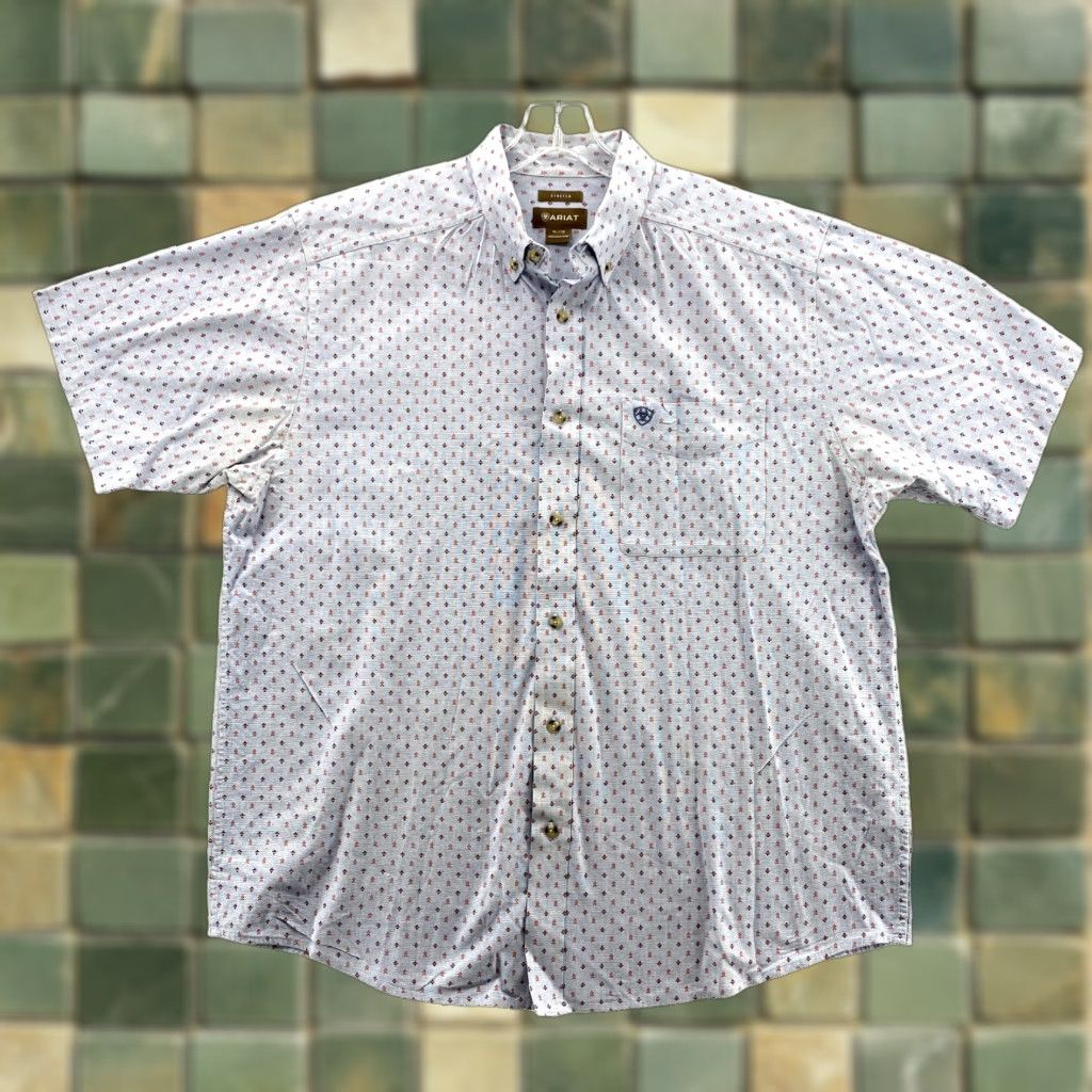 Ariat Ariat Shirt Men's XL Stretch Western Outdoor Workwear Rodeo Shirt Size US XL / EU 56 / 4 - 1 Thumbnail