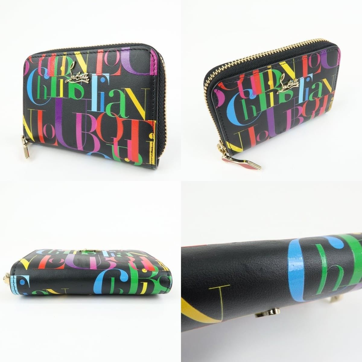 Christian Louboutin Christian Louboutin Loubinthesky Calfskin Wallet Multicolor Size ONE SIZE - 3 Thumbnail