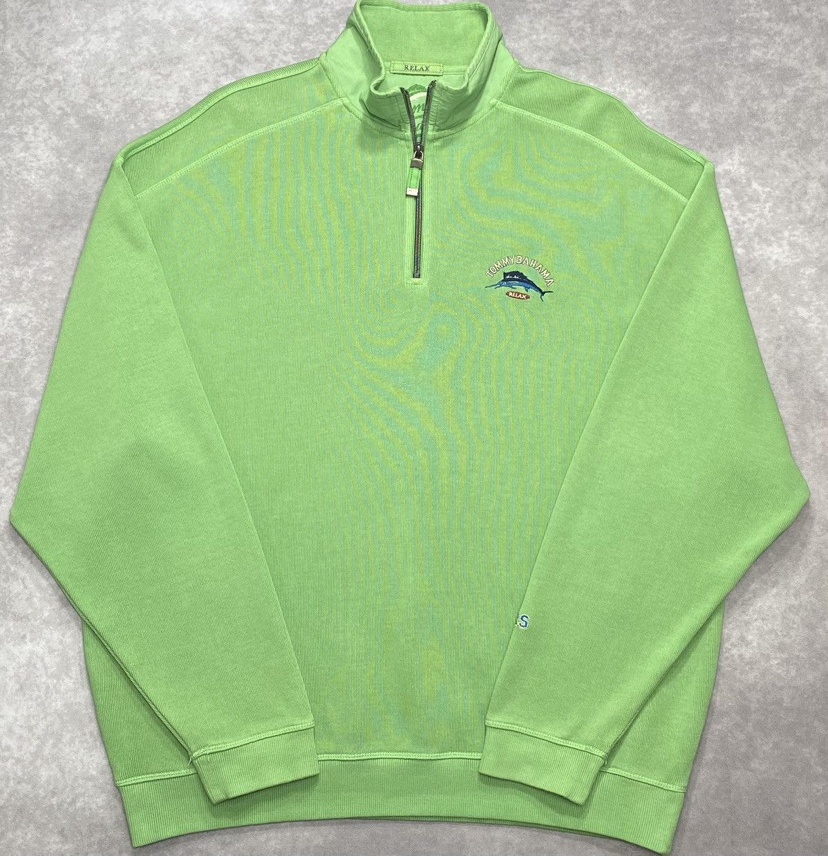 Tommy Bahama Vintage Tommy Bahama Quarter Zip Sweater Size US XL / EU 56 / 4 - 1 Thumbnail