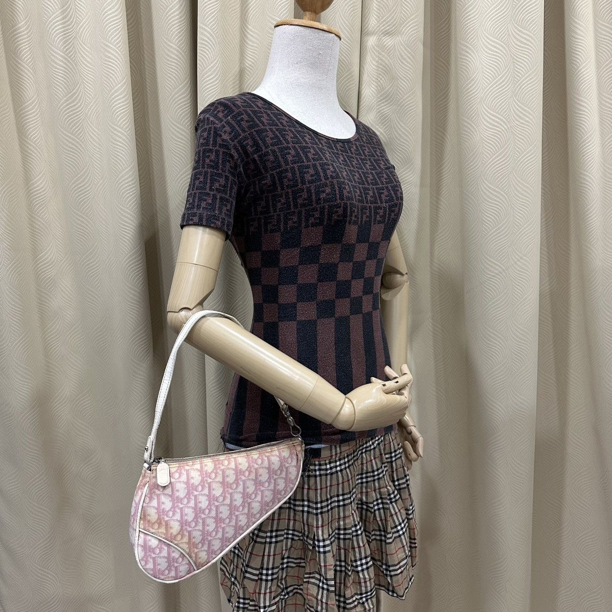 Dior ‼️LASTDROP‼️ VINTAGE CHRISTIAN DIOR TROTTER MINI SADDLE BAG Size ONE SIZE - 1 Thumbnail