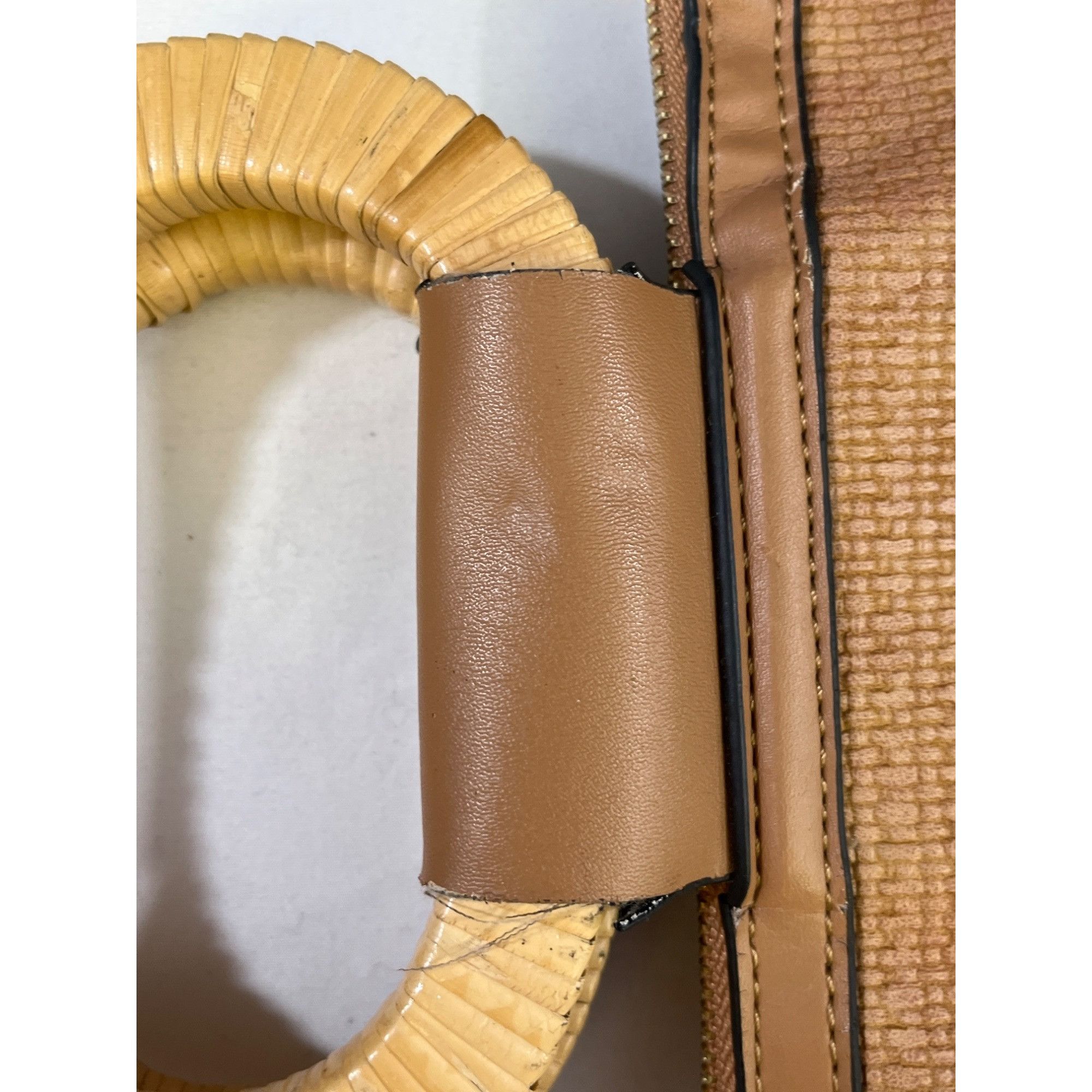 Other Vintage Womens Tan 3 Way Convertible Bag SKU 6408 Size ONE SIZE - 8 Thumbnail