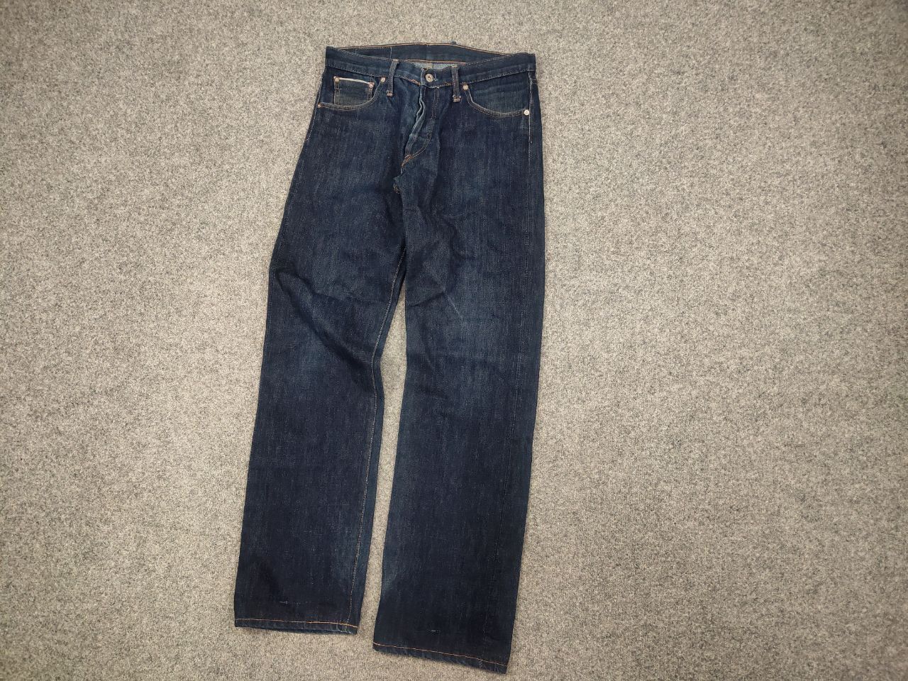 Japanese Brand Vintage D.H. Tribute Japanese Selvedge Faded Denim Jeans Size US 32 / EU 48 - 4 Thumbnail