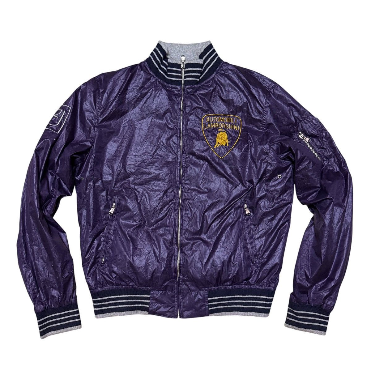 HYDROGEN Hydrogen Lamborghini Big Logo Bomber Jacket Size US S / EU 44-46 / 1 - 2 Thumbnail