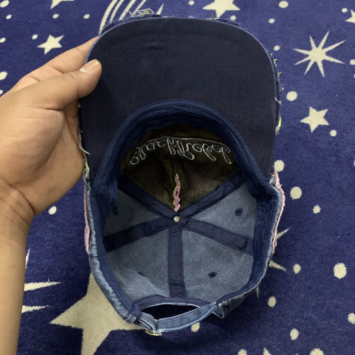 Japanese Brand Hype🔥 BlackRebel Fade Distressed Cap Size ONE SIZE - 11 Thumbnail