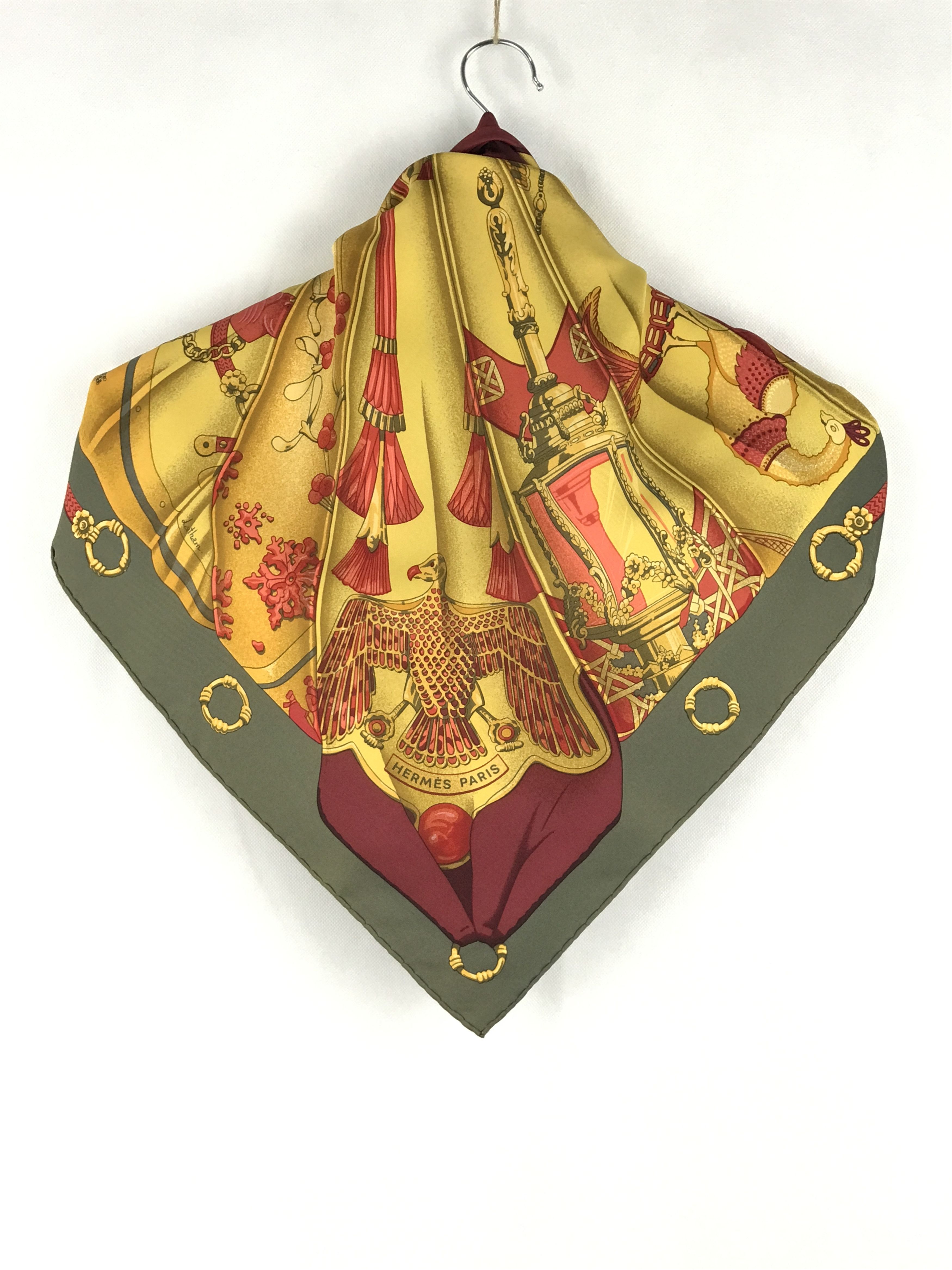 Hermes × Hypebeast × Vintage Hermes Scarf SOLEIL DE SOIE 90cm Silk Carre Foulard Size ONE SIZE - 3 Thumbnail