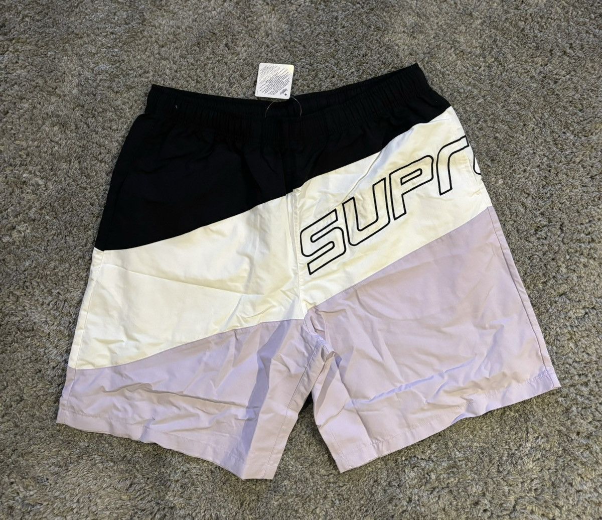 Supreme Supreme Curve Nylon Short Light Purple | Grailed