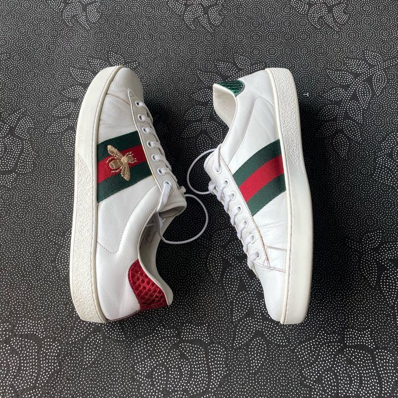 Gucci Gucci Ace Leather Fashion Sneakers for Men -2508 Size US 8 / EU 41 - 6 Thumbnail