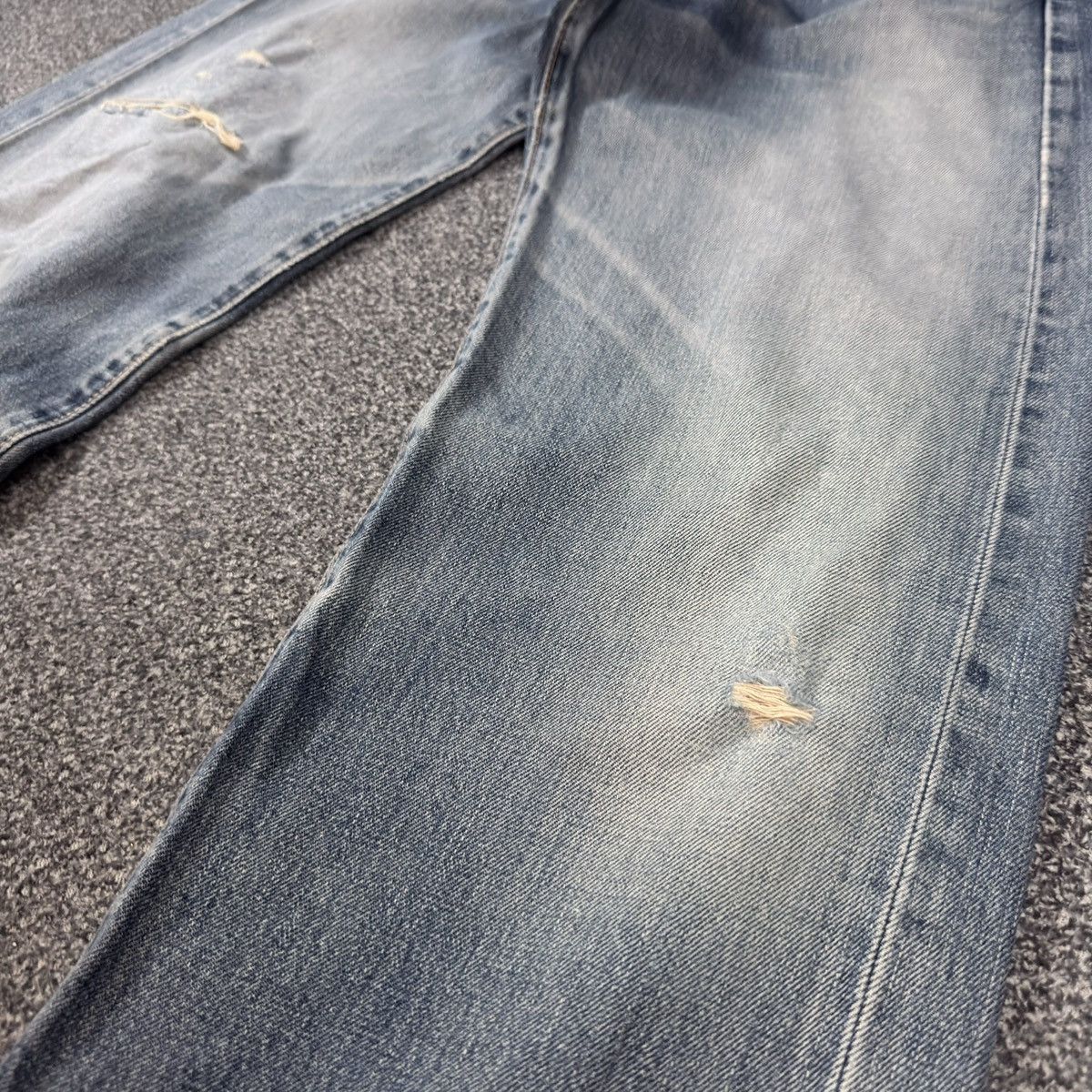 Kapital 🇯🇵 Vintage 90s Selvedge Edwin 505xx Distressed Denim Size US 28 / EU 44 - 5 Thumbnail