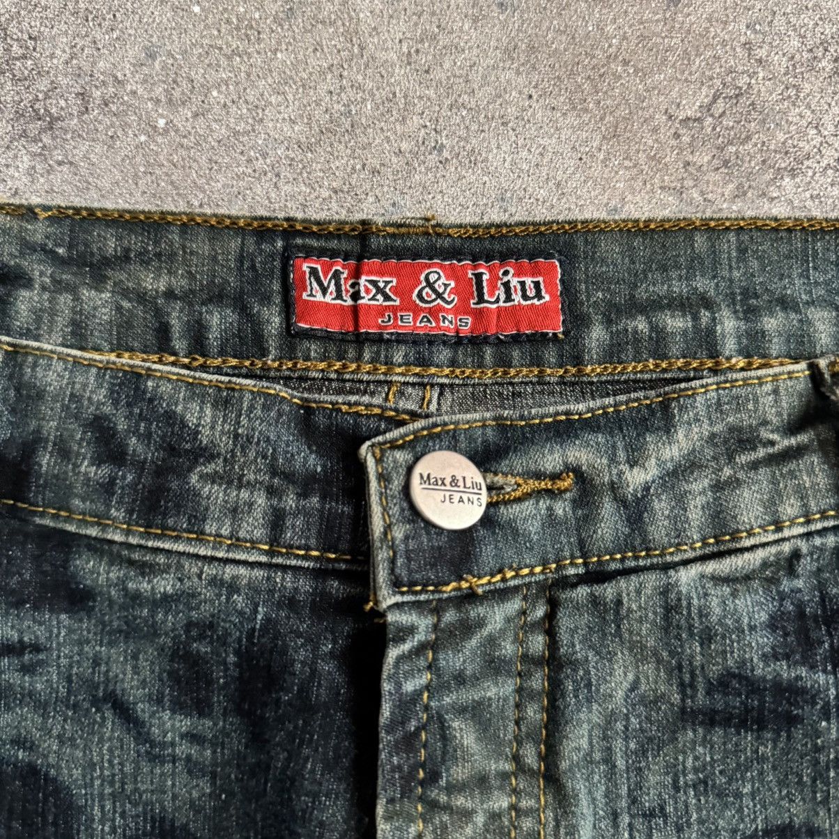 If Six Was Nine × Japanese Brand Amazing Vintage Avant-Garde Washed Jeans Size US 31 - 14 Thumbnail