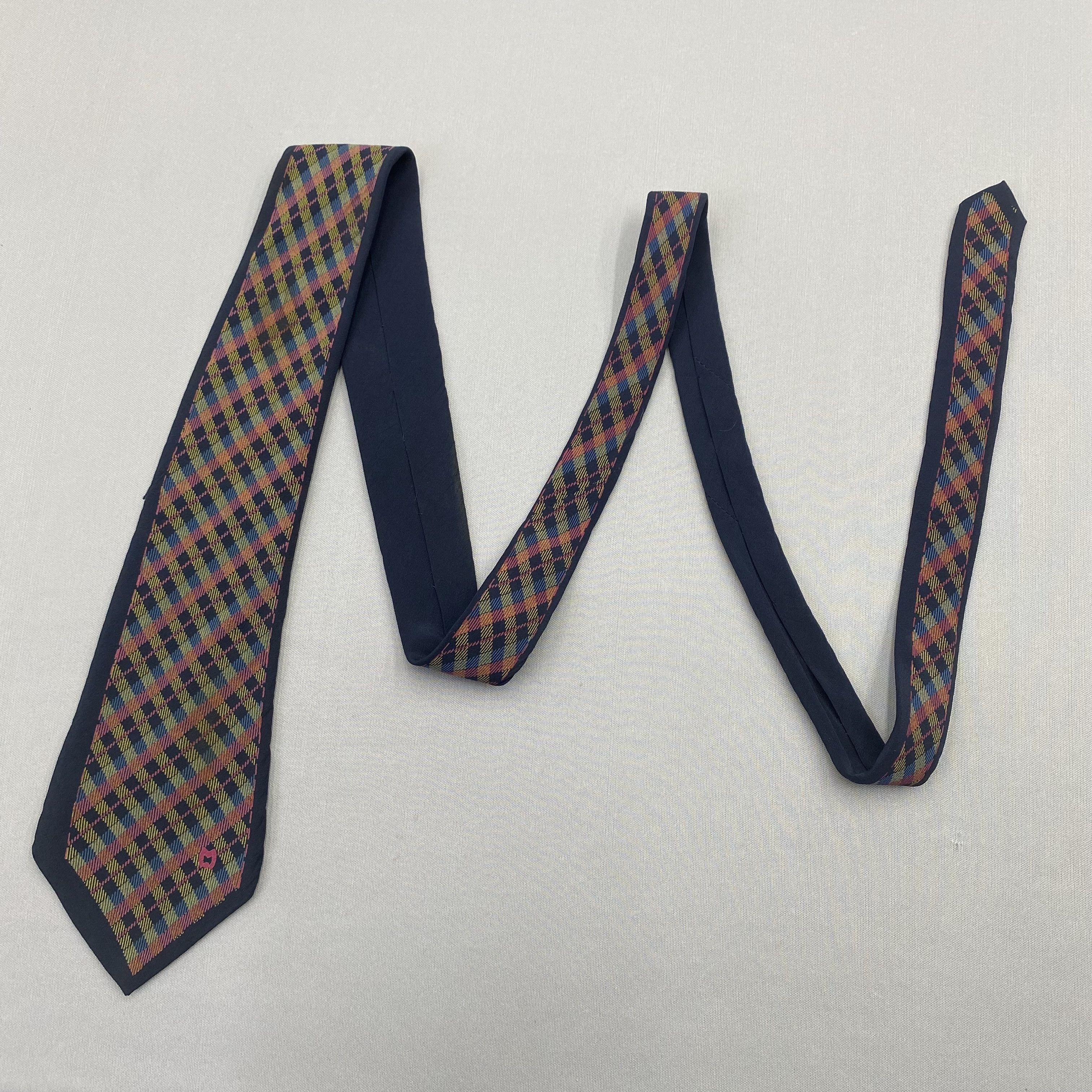 Mila Schon Vintage Mila Schon SILK Necktie Cravate Pure Silk Neck Tie Size ONE SIZE - 5 Thumbnail
