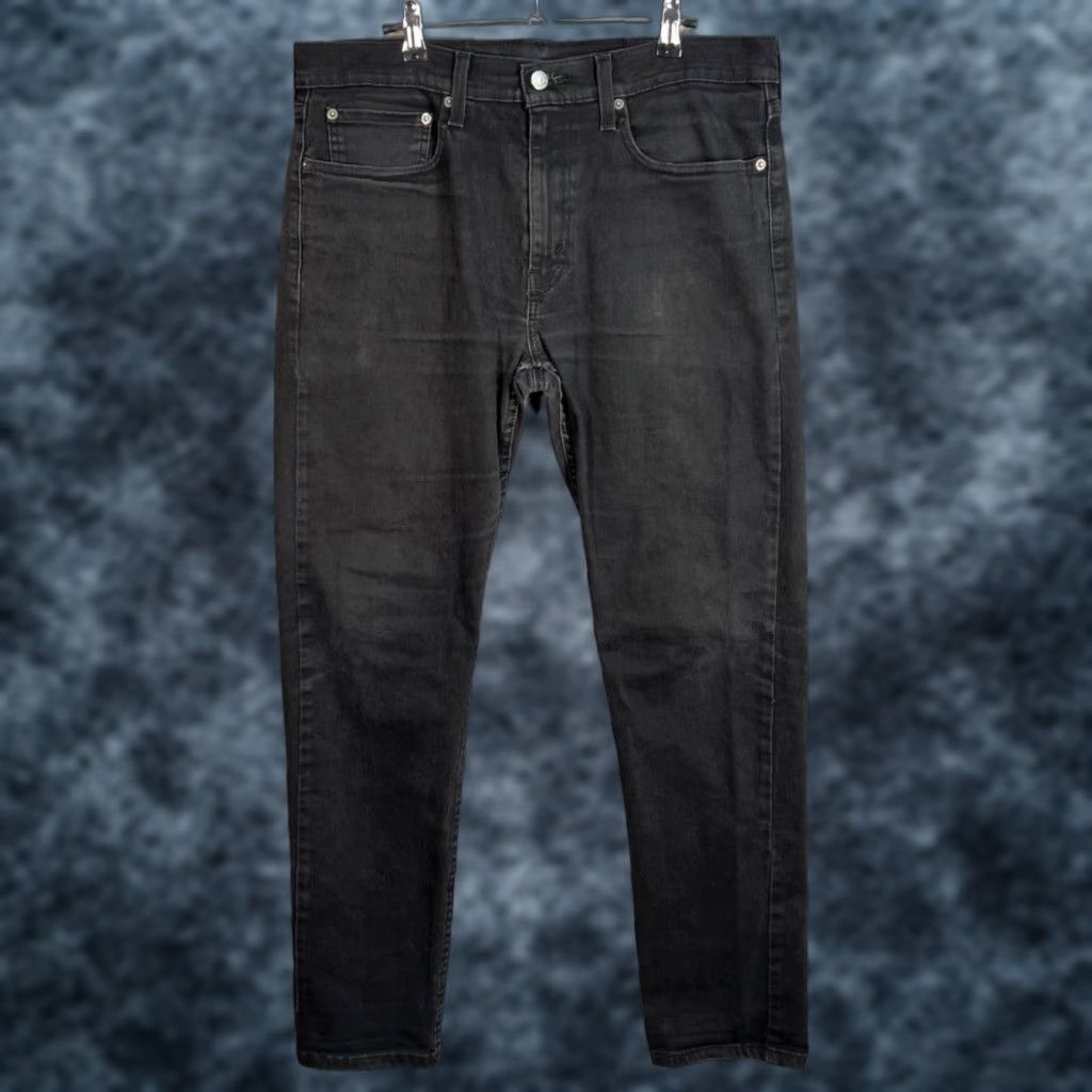 Levi's Levis 502 Jeans Mens Size 34 Regular Taper Fit Black Denim Cotton Blend Size US 34 / EU 50 - 1 Thumbnail