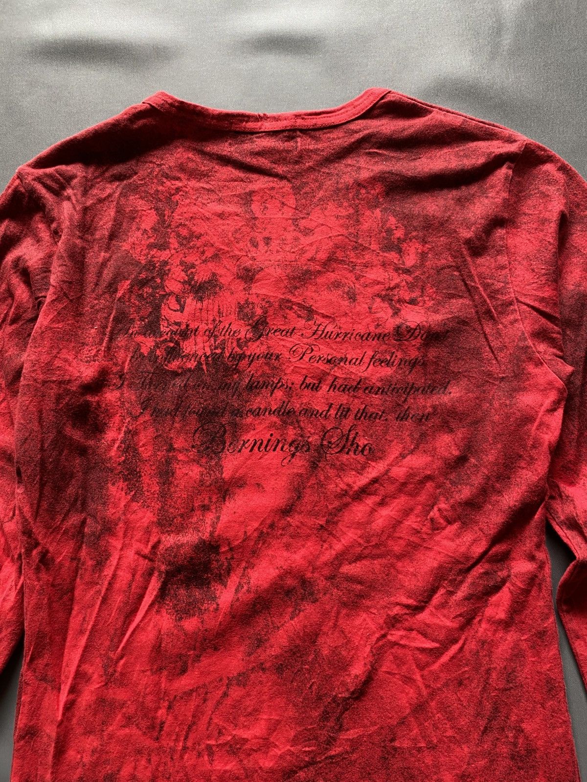 BERNINGS SHO Bernings Sho Longsleeve Tshirt Poem Y2K Style Size L / US 10 / IT 46 - 5 Thumbnail