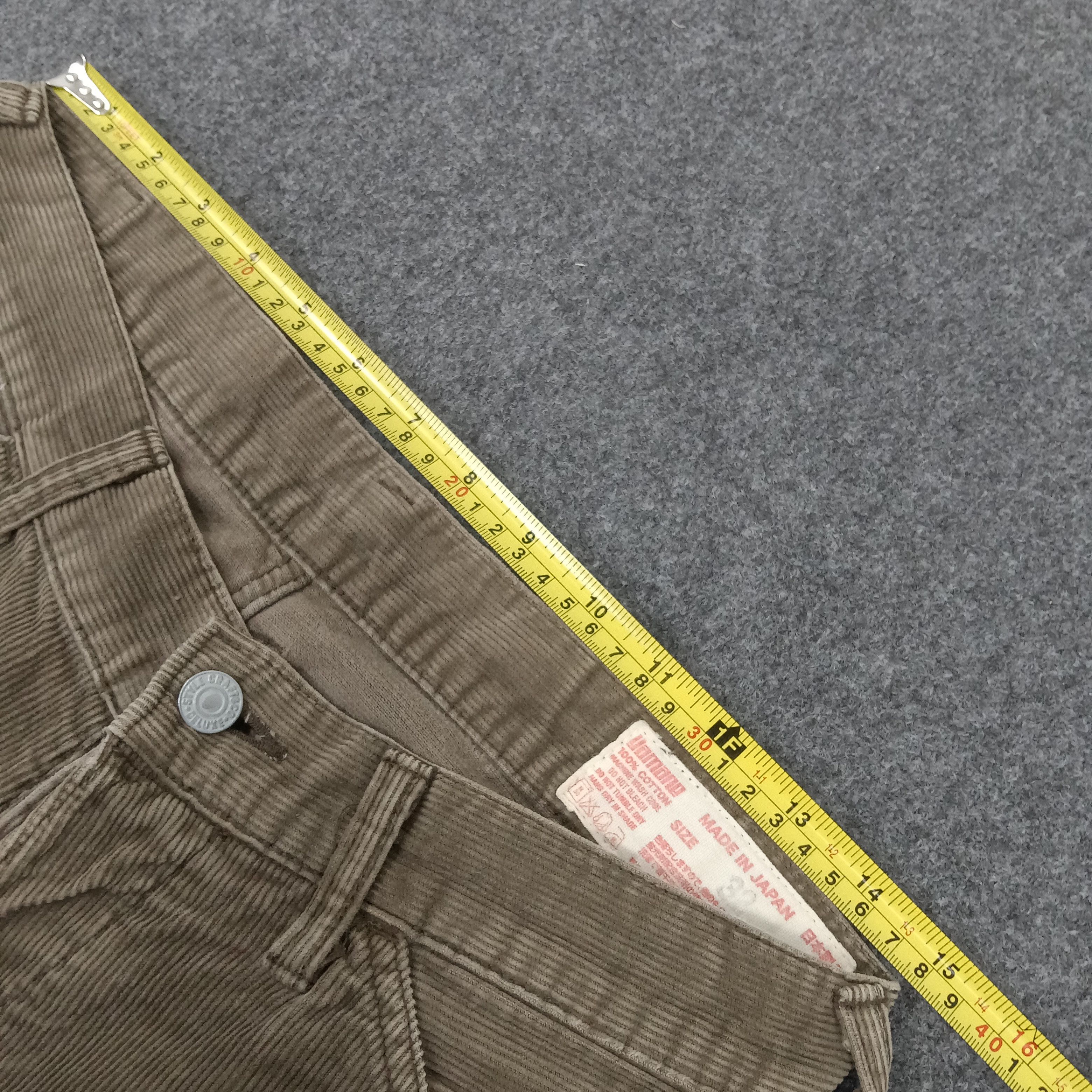 Evisu Japanese Brand Daicock Custom Corduroy Pants C217N1
