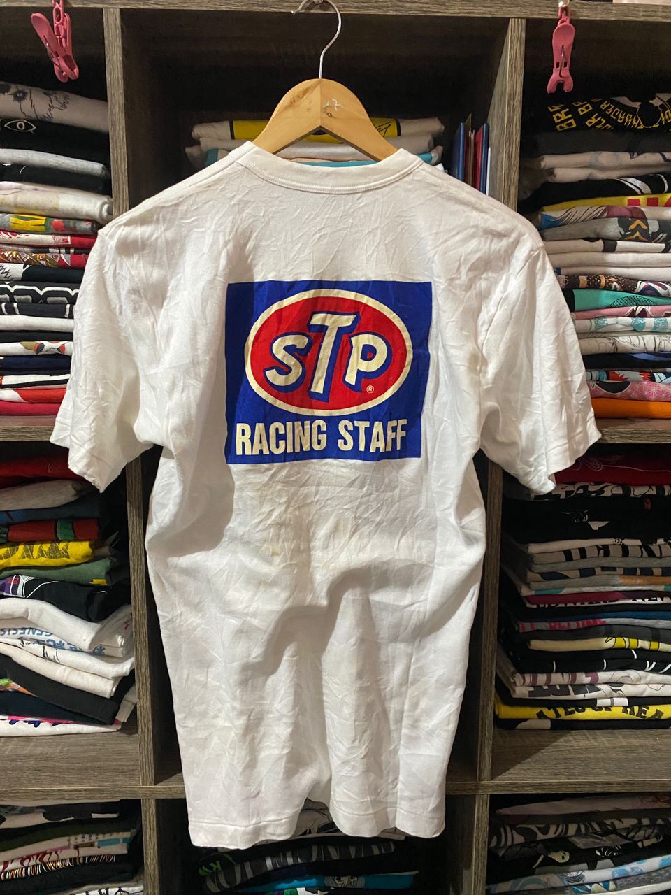 Vintage Vintage 70s STP Racing Staff Motor Oil Shirt Size US S / EU 44-46 / 1 - 2 Thumbnail