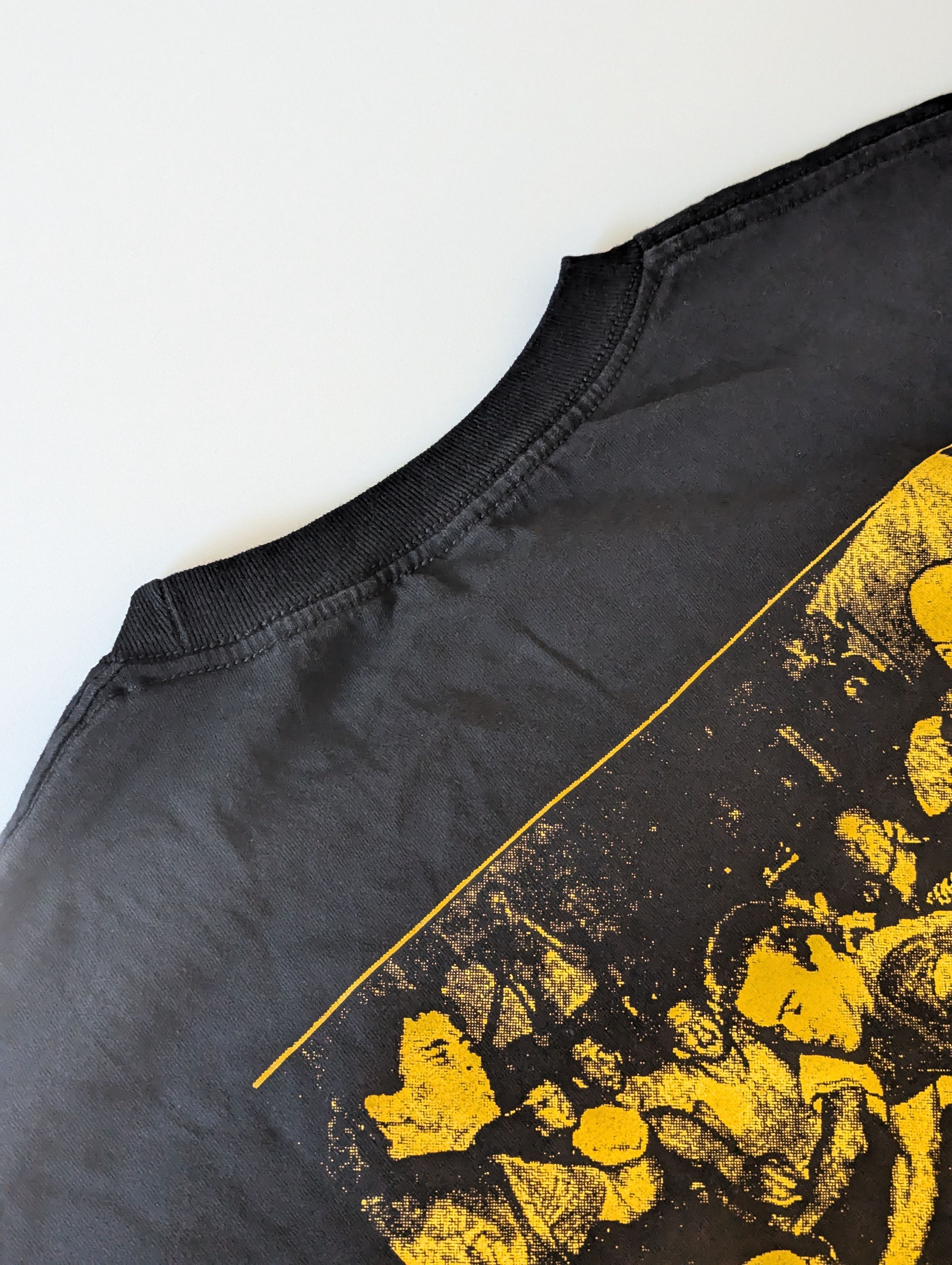 Jeremy Dean Jeremy Dean Black and Yellow WOBF T-Shirt Size US XXL / EU 58 / 5 - 9 Thumbnail