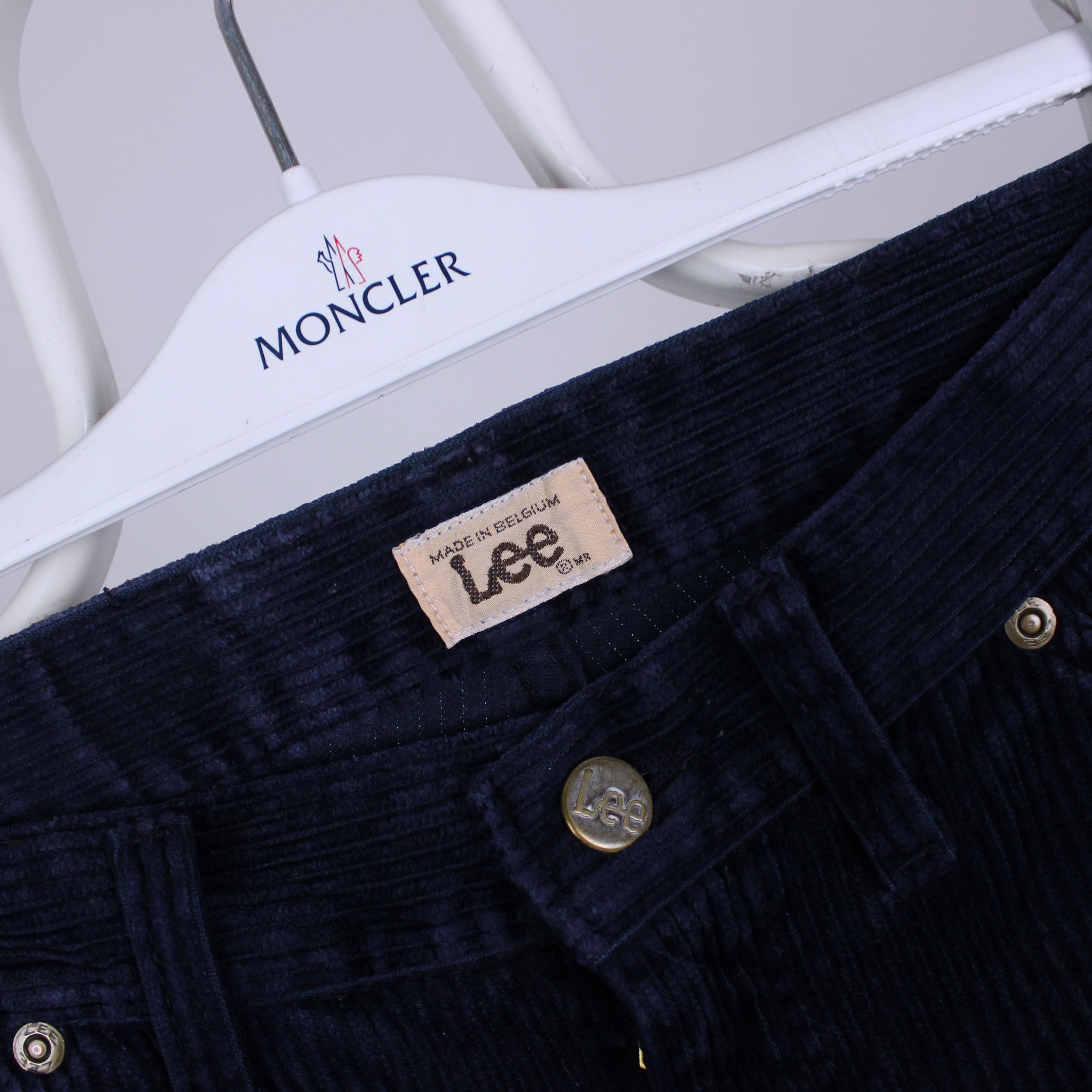 Lee Lee velvet casual pants 32 36 blue rare Size US 32 / EU 48 - 5 Thumbnail