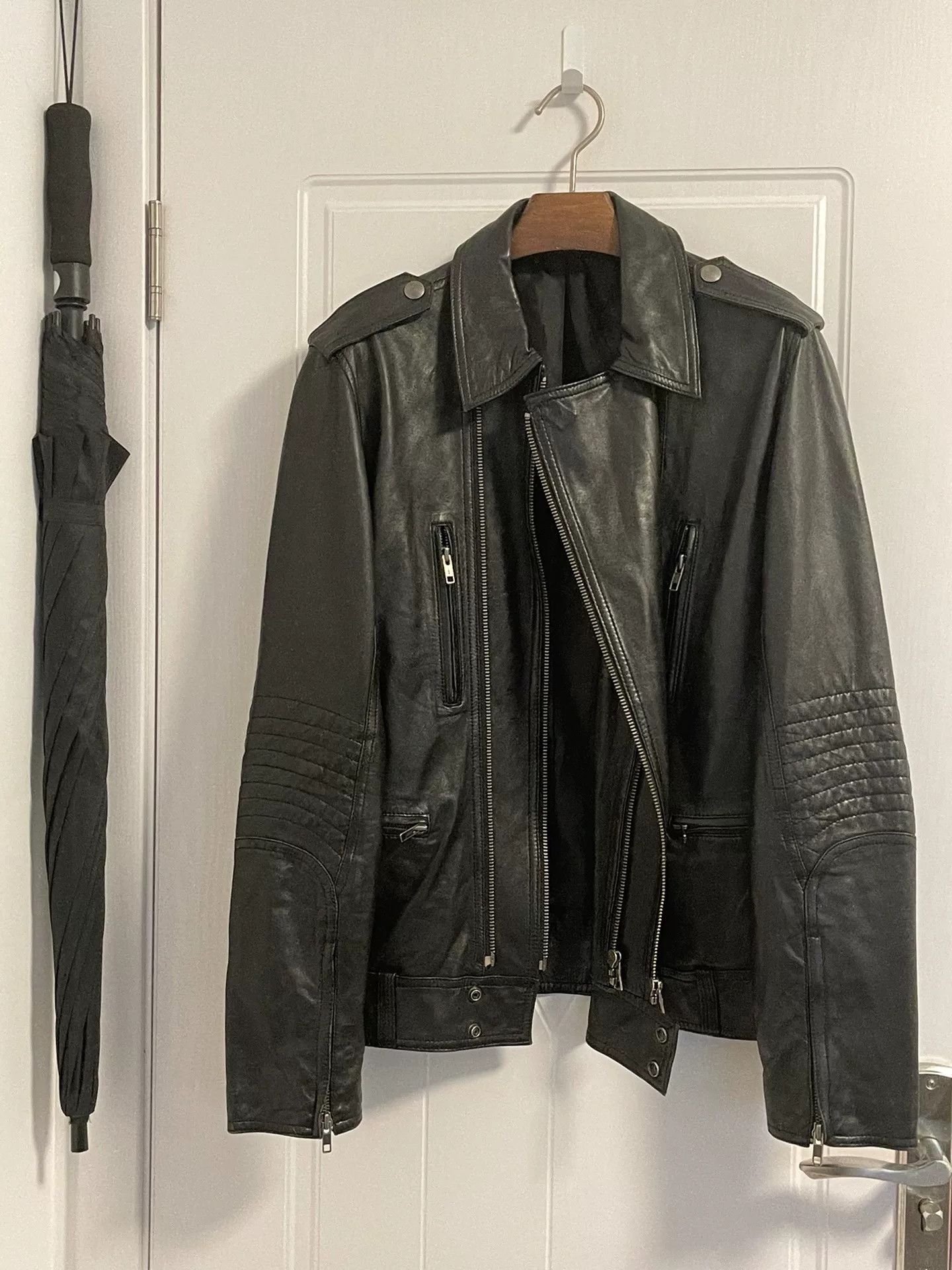Jean Paul Gaultier jean paul gaultier leather biker jacket Size US XXL / EU 58 / 5 - 1 Thumbnail