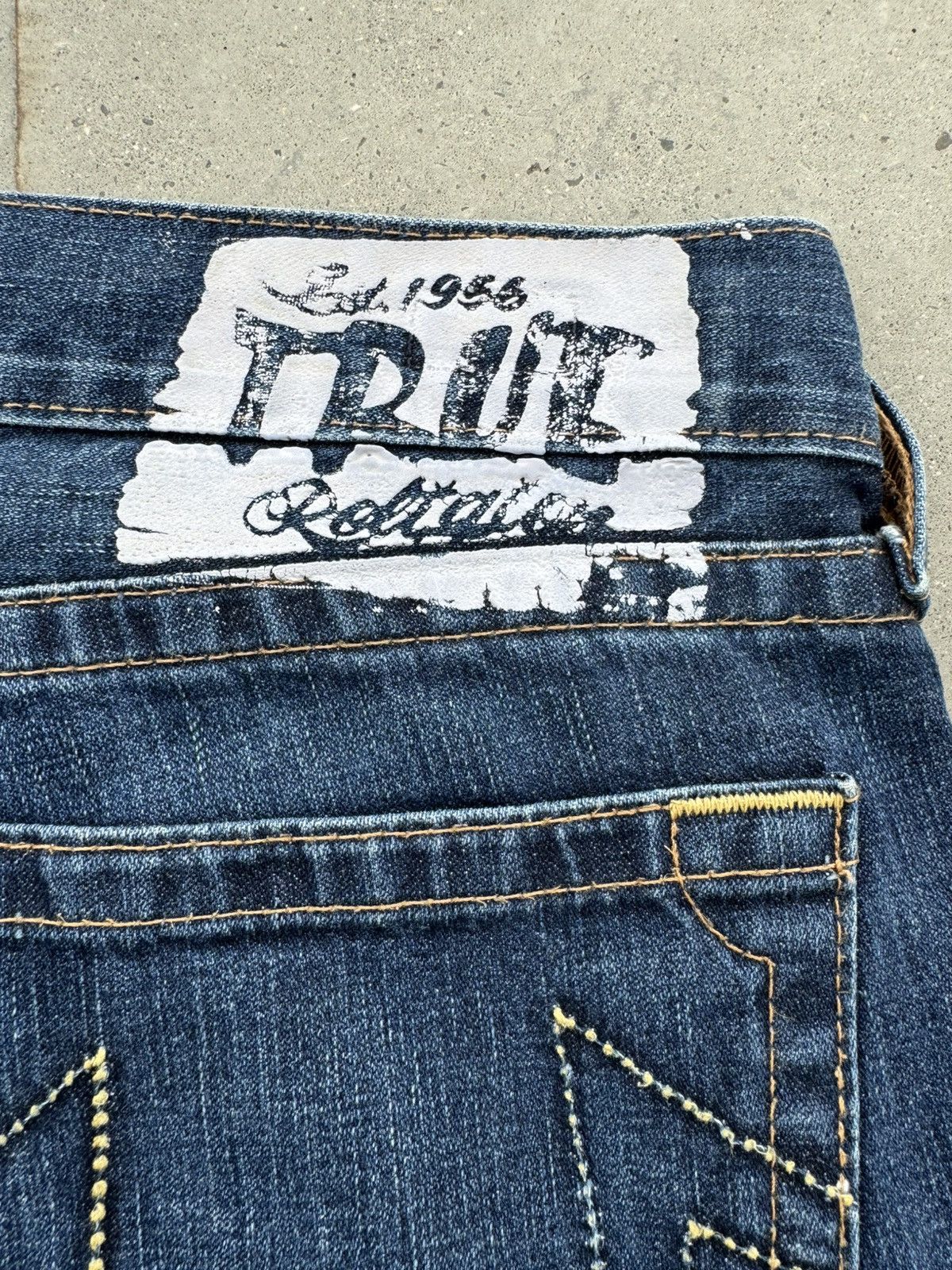 True Religion × Vintage True Religion Denim Jeans Pants rare Size US 36 / EU 52 - 9 Thumbnail
