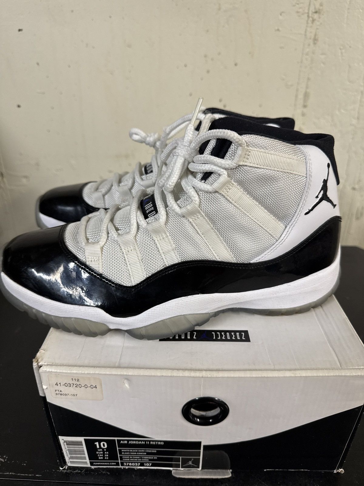 Jordan Brand × Nike Jordan 11 concord 2011 Size US 10 / EU 43 - 5 Thumbnail