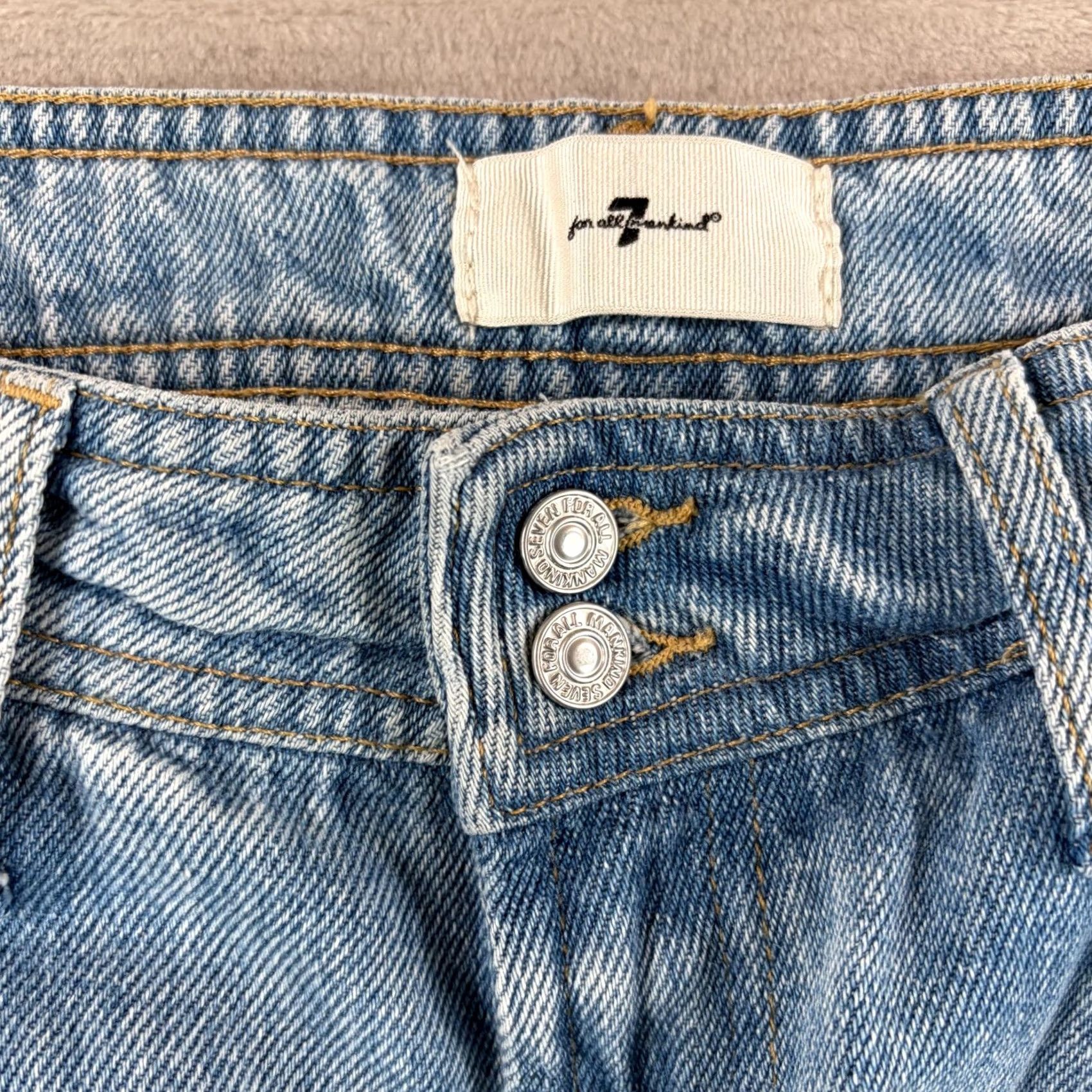 7 For All Mankind 7 For All Mankind Modern Dojo Trouser Jeans Blue Women 29 Flared Size 29" - 2 Thumbnail