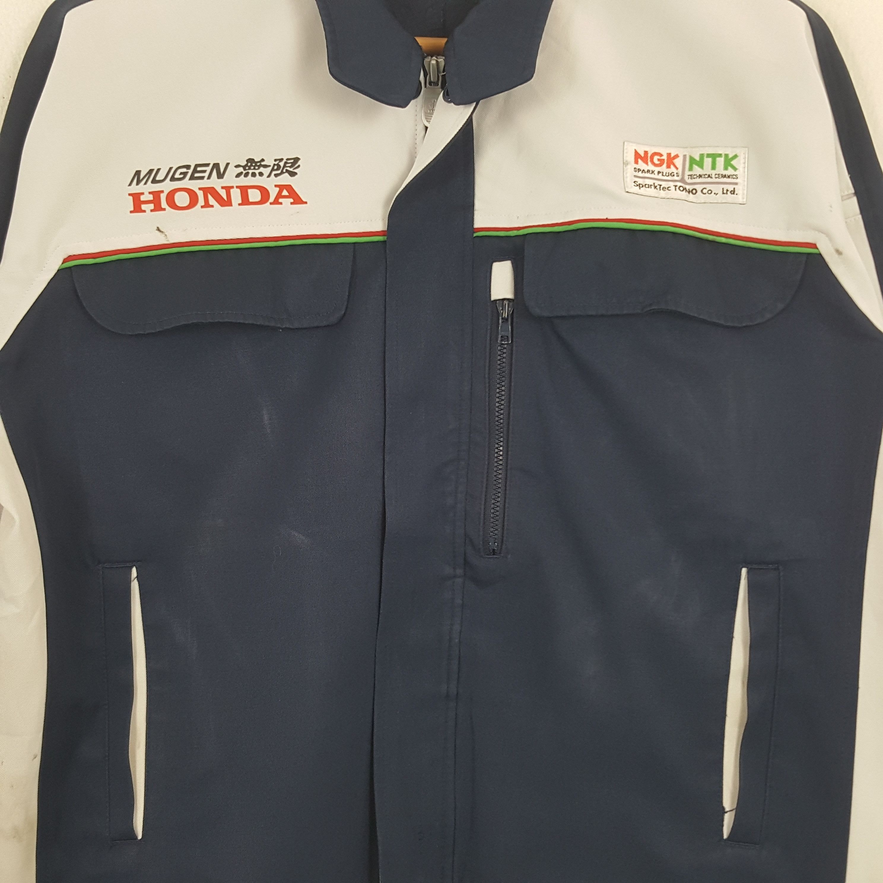 Honda × Vintage Vintage Mugen Honda X NGK Japanese Racing Custom Art Jacket Size US M / EU 48-50 / 2 - 4 Thumbnail