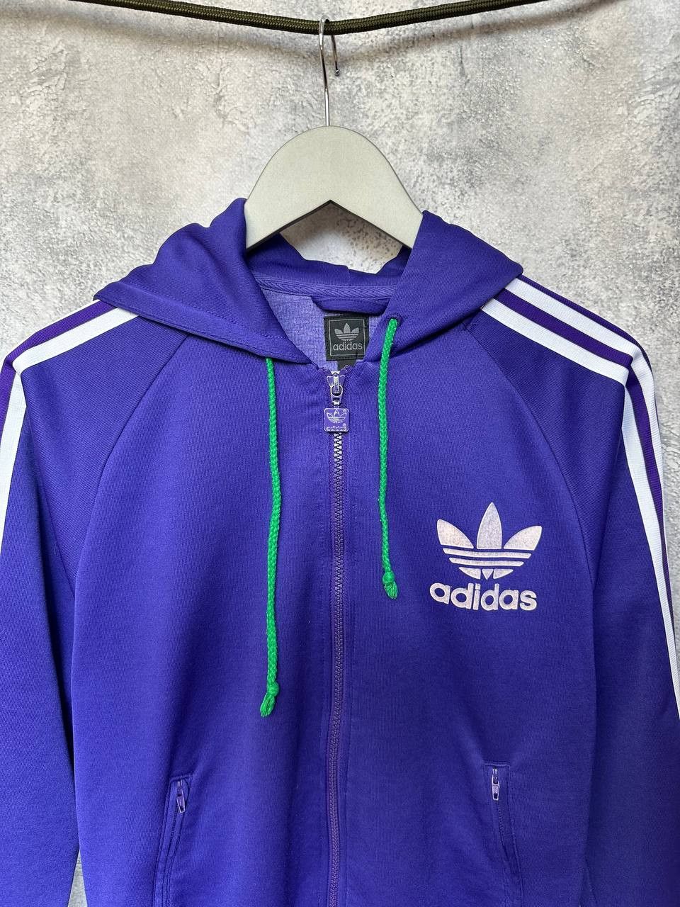Adidas Adidas Originals Purple Full Zip Track Jacket Vintage Y2K Size US S / EU 44-46 / 1 - 6 Thumbnail